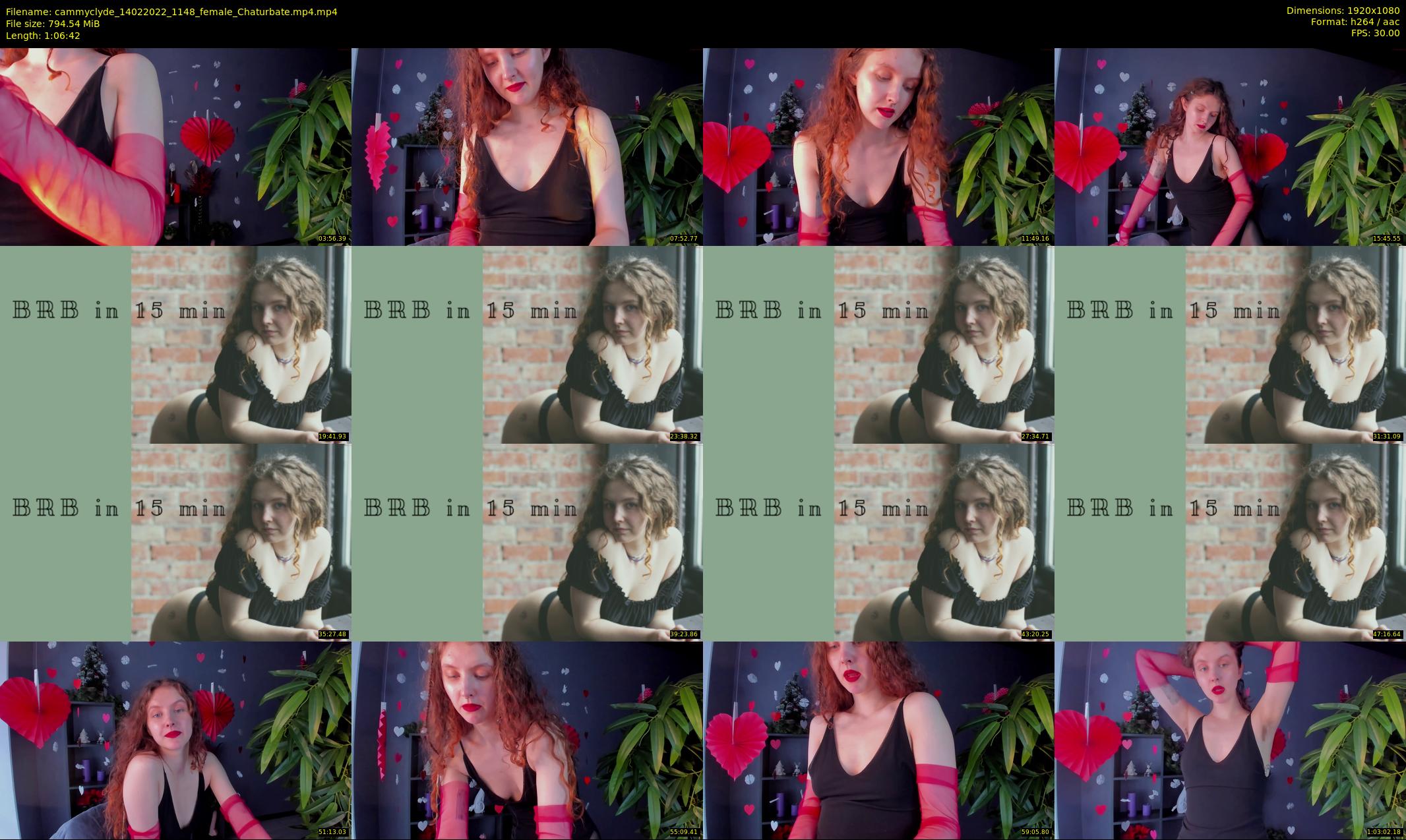 cammyclyde — 67 minute Chaturbate female cam show recording, 1080p, Feb 14, 2022