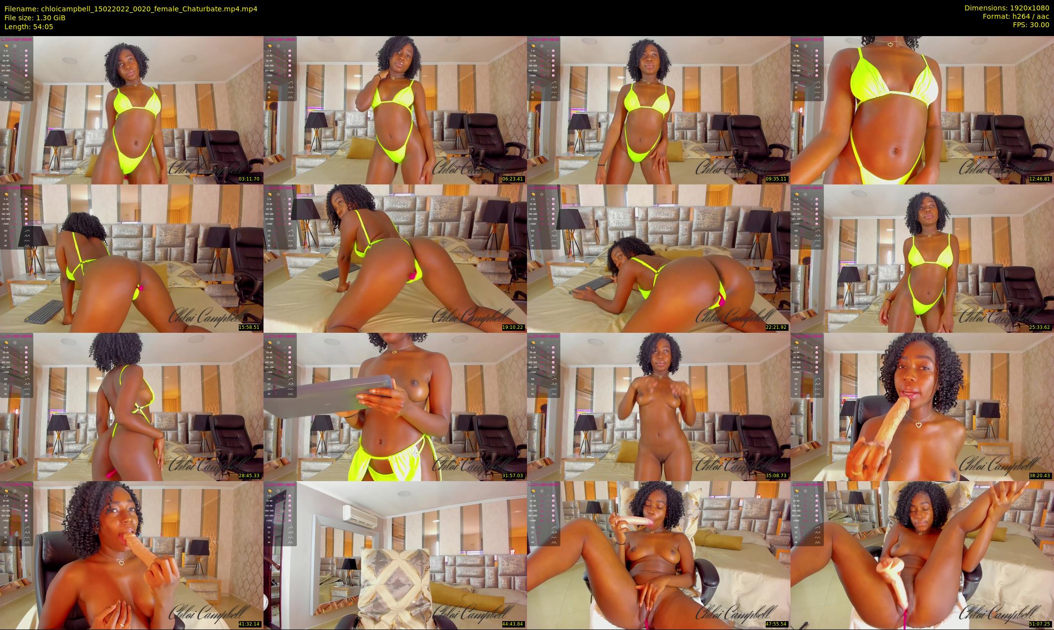 chloicampbell — 55 minute Chaturbate female cam show recording, 1080p, Feb 15, 2022