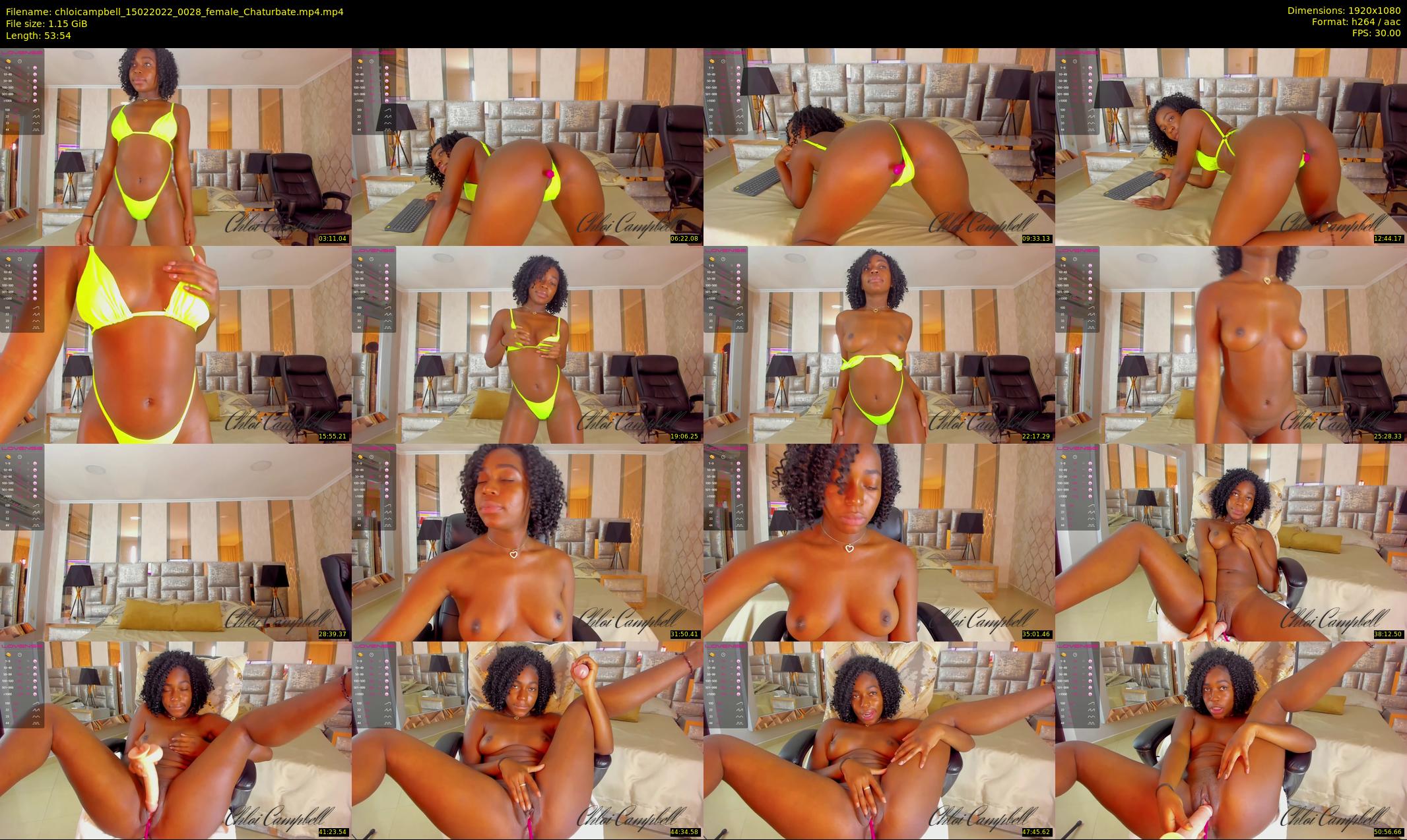 chloicampbell — 54 minute Chaturbate female cam show recording, 1080p, Feb 15, 2022