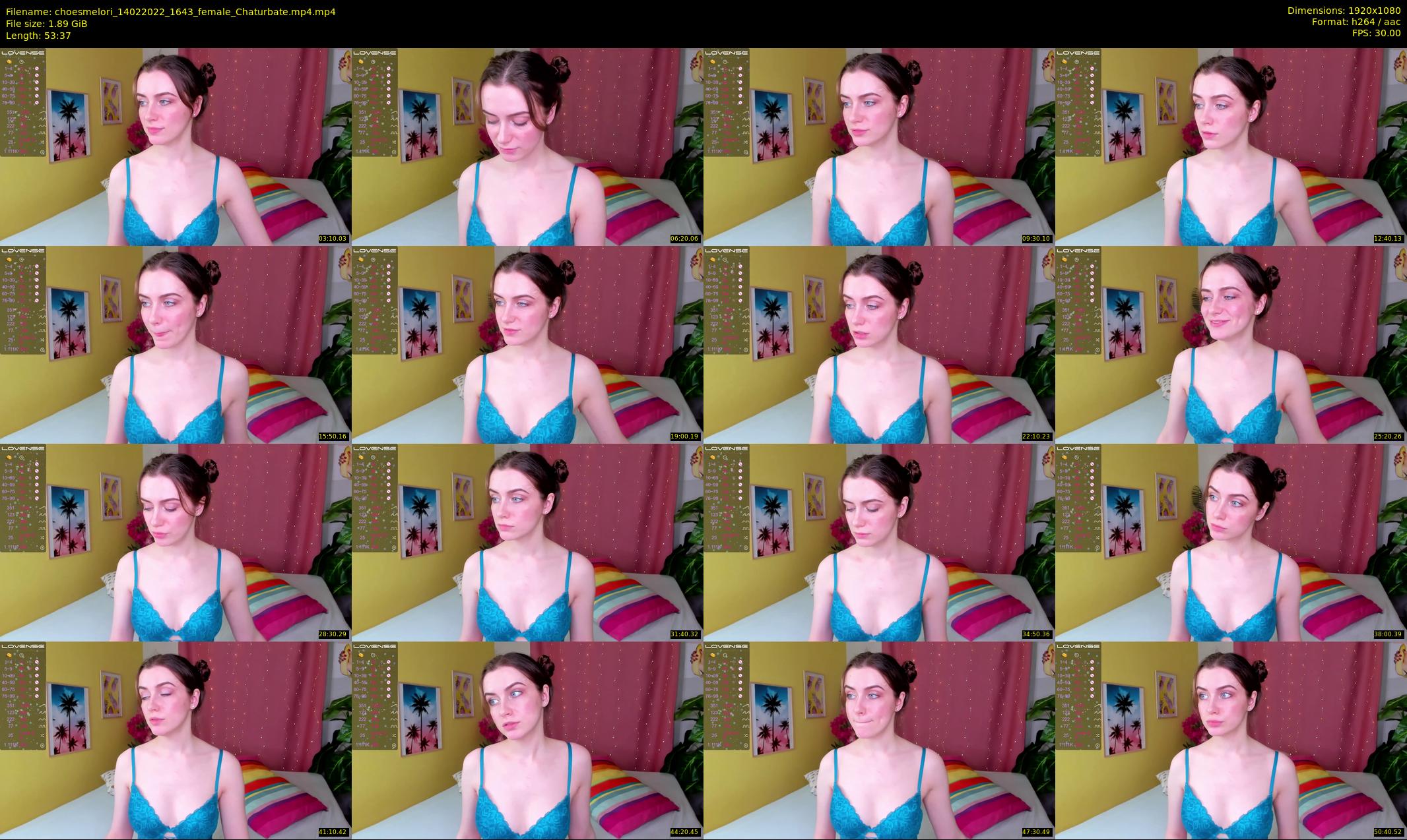 choesmelori — 54 minute Chaturbate couple cam show recording, 1080p, Feb 14, 2022