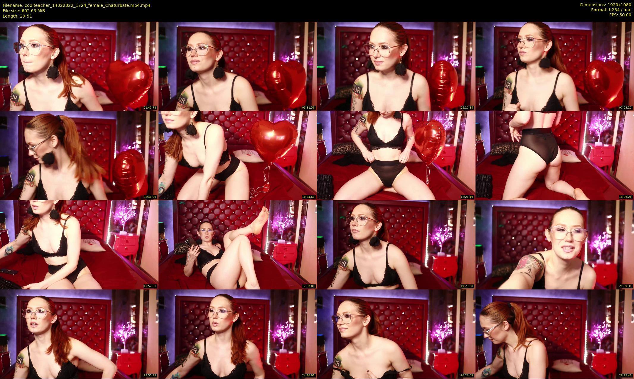 coolteacher — 30 minute Chaturbate female cam show recording, 1080p, Feb 14, 2022