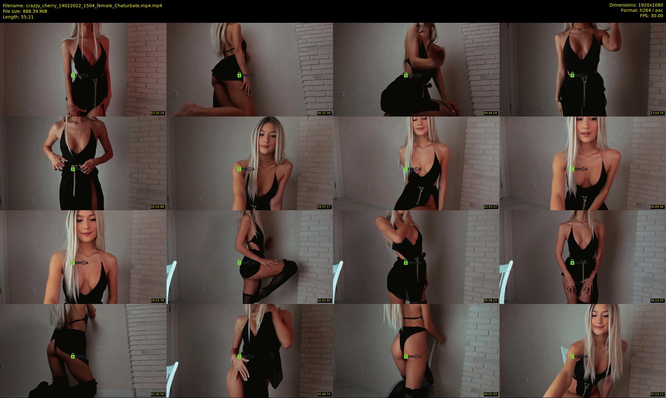crazzy_cherry — 56 minute Chaturbate female cam show recording, 1080p, Feb 14, 2022