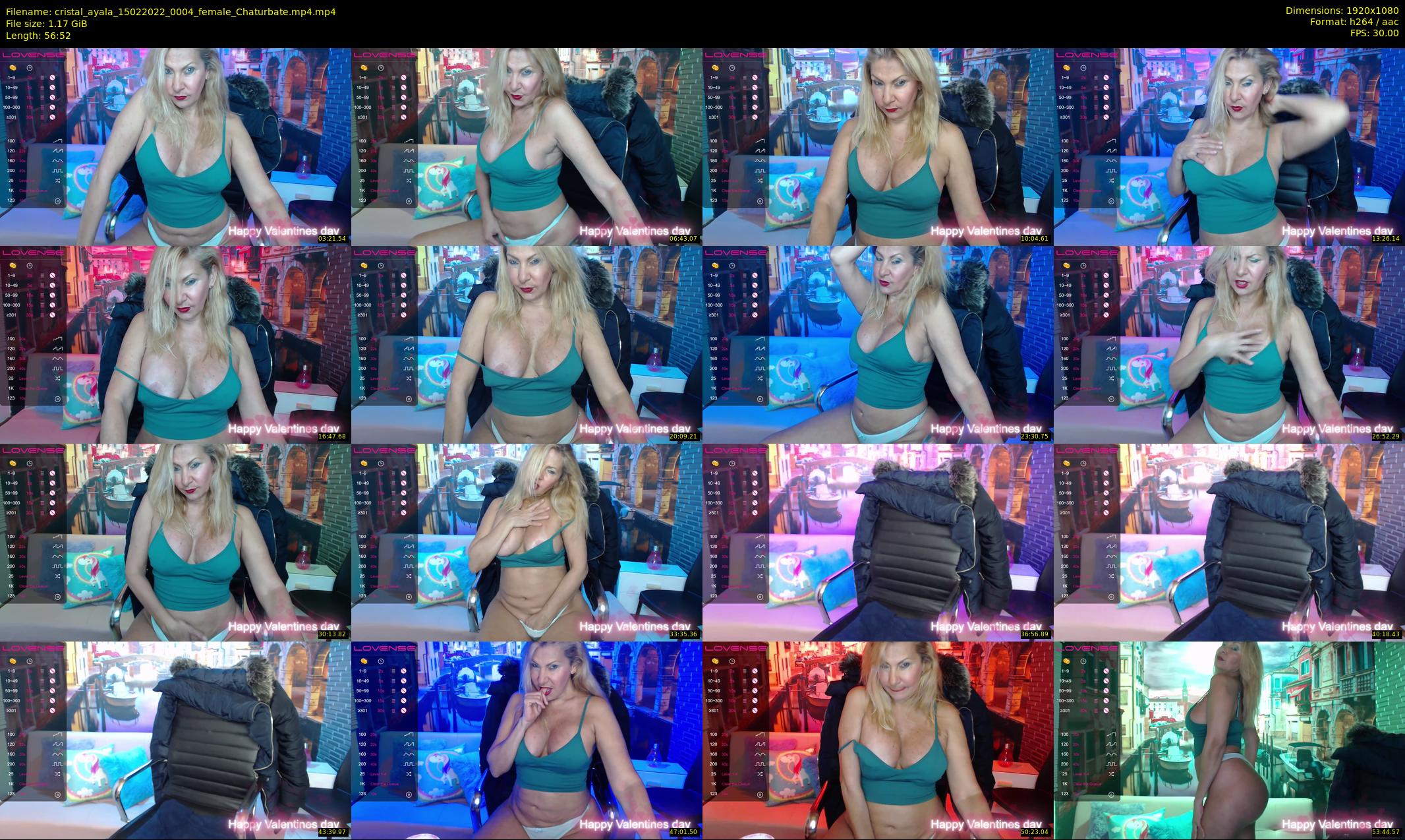 cristal_ayala — 57 minute Chaturbate female cam show recording, 1080p, Feb 15, 2022