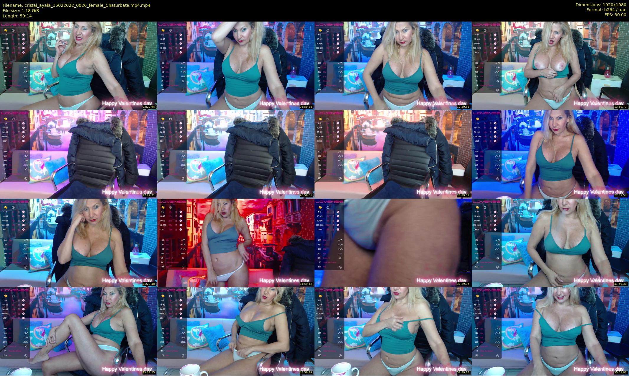 cristal_ayala — 60 minute Chaturbate female cam show recording, 1080p, Feb 15, 2022