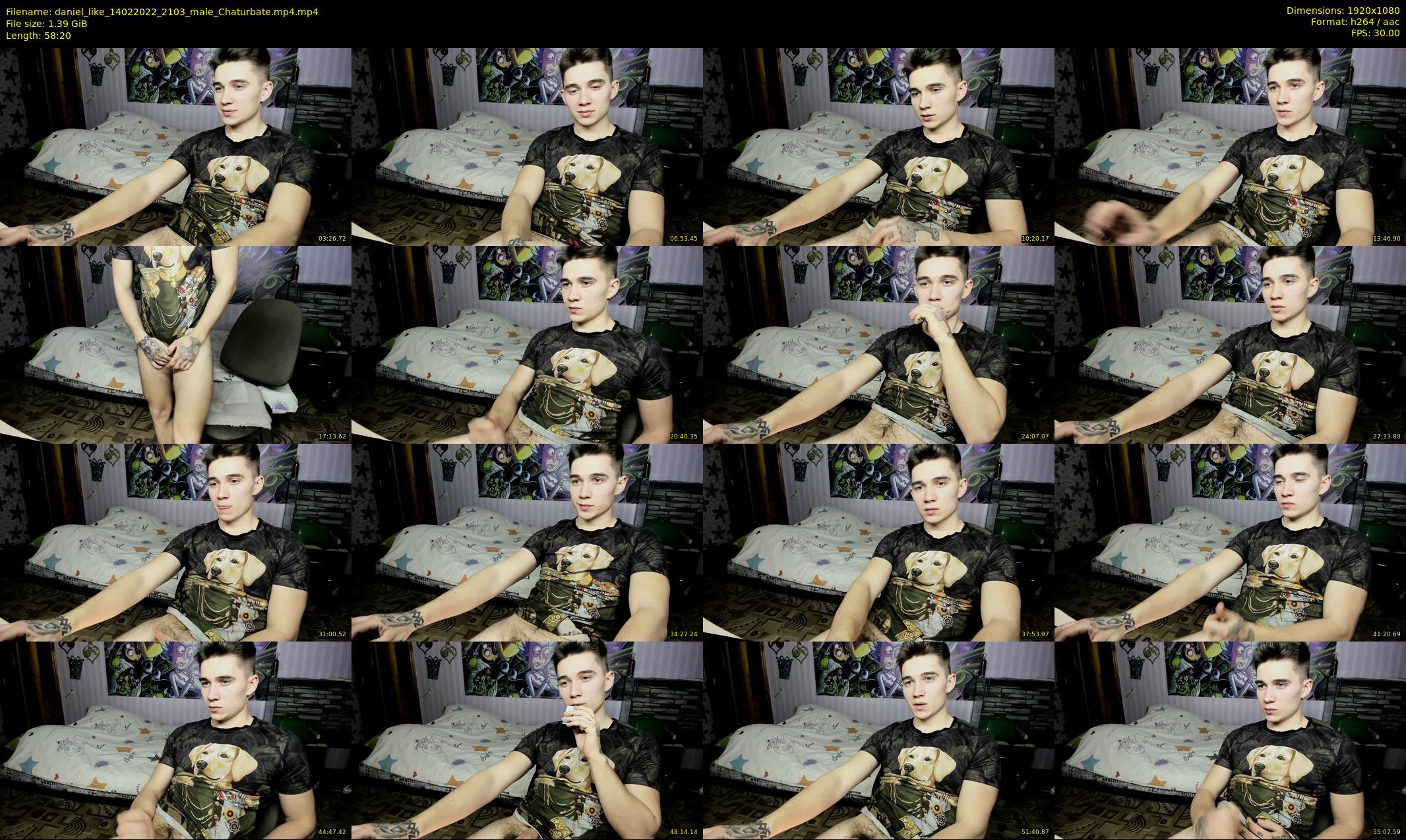 daniel_like — 59 minute Chaturbate male cam show recording, 1080p, Feb 14, 2022