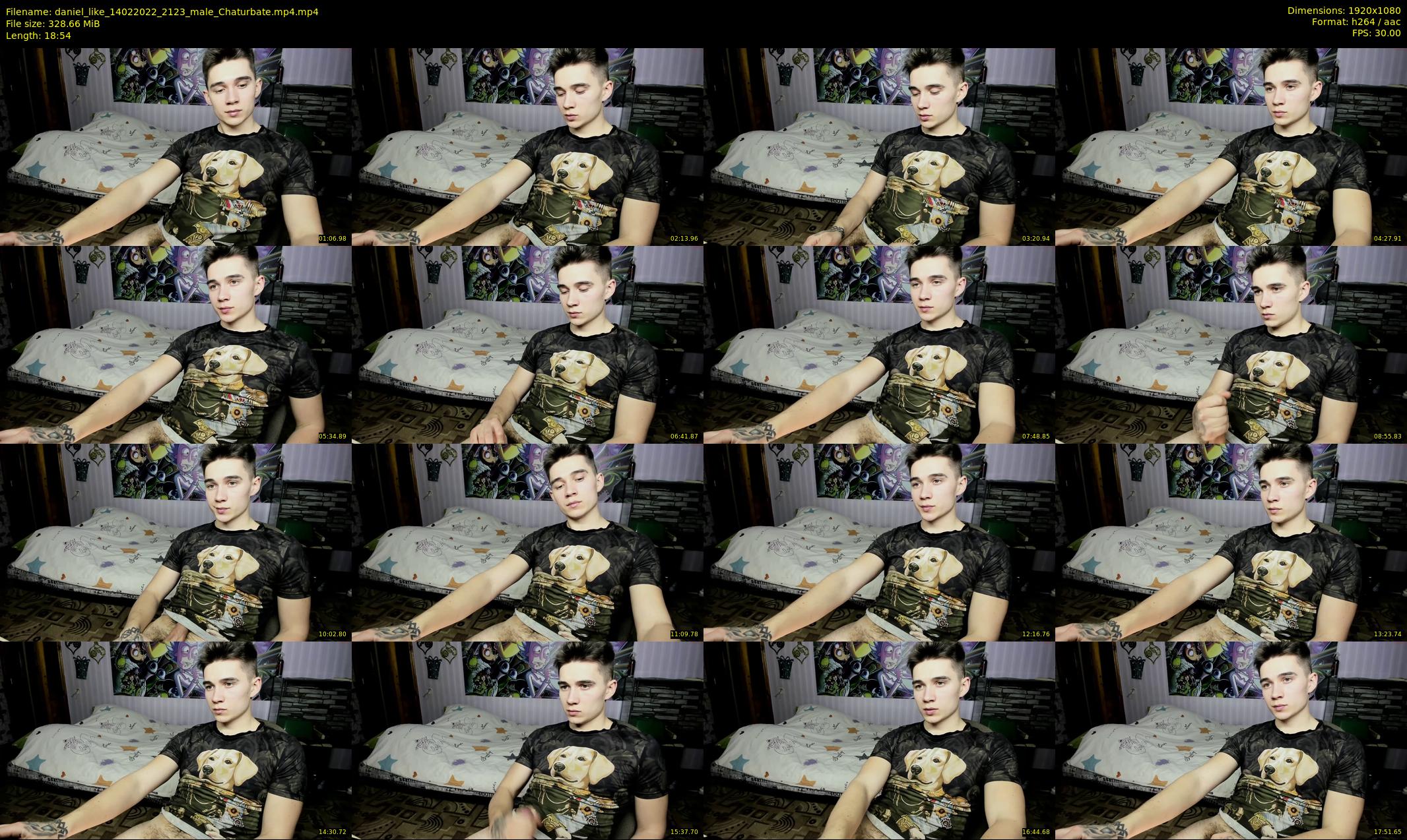 daniel_like — 19 minute Chaturbate male cam show recording, 1080p, Feb 14, 2022