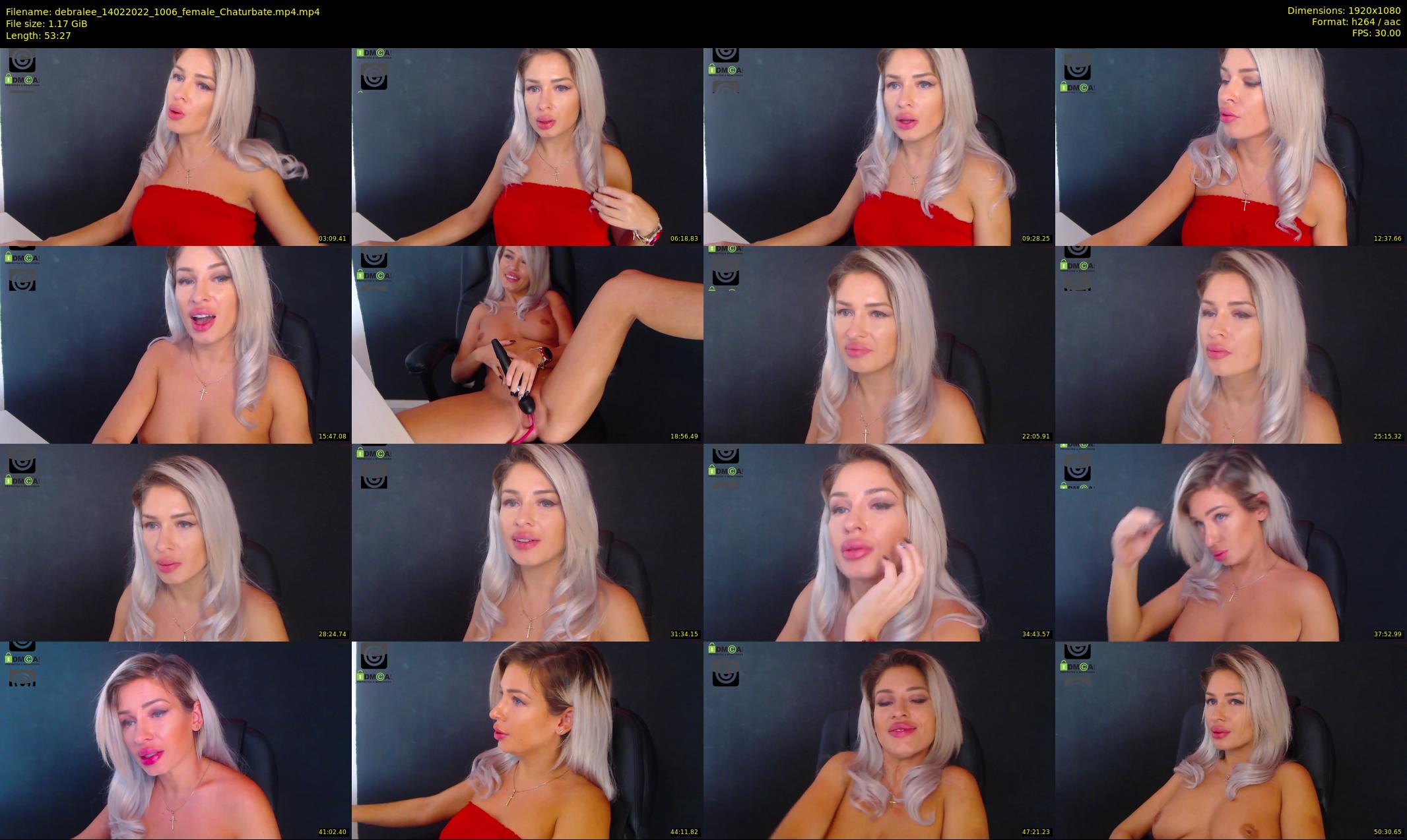 debralee — 54 minute Chaturbate female cam show recording, 1080p, Feb 14, 2022