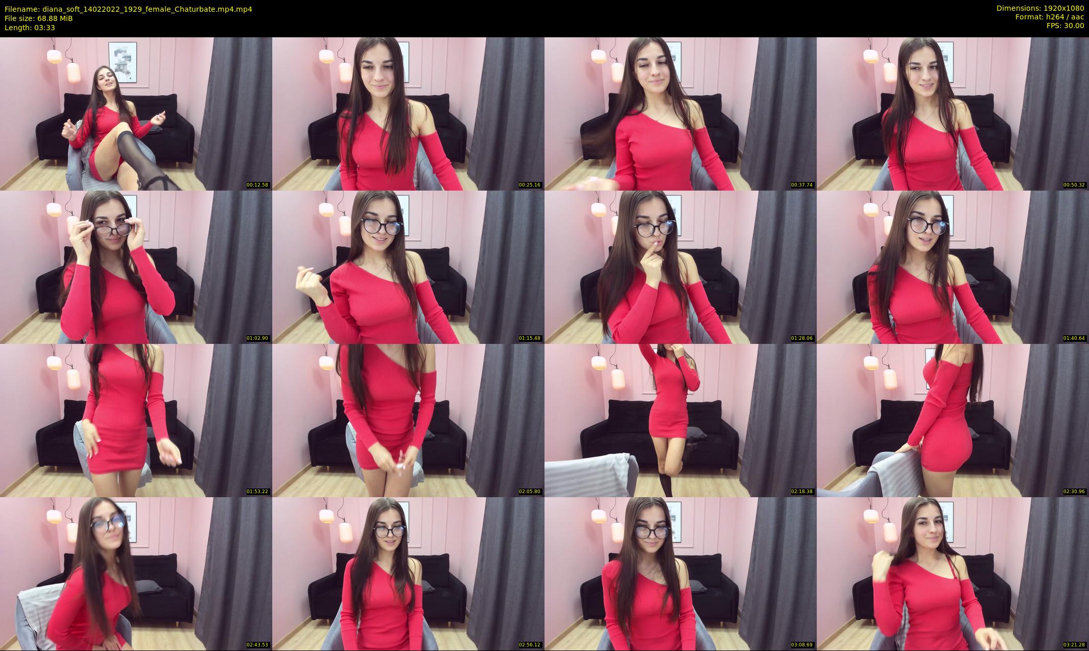 diana_soft — 4 minute Chaturbate female cam show recording, 1080p, Feb 14, 2022