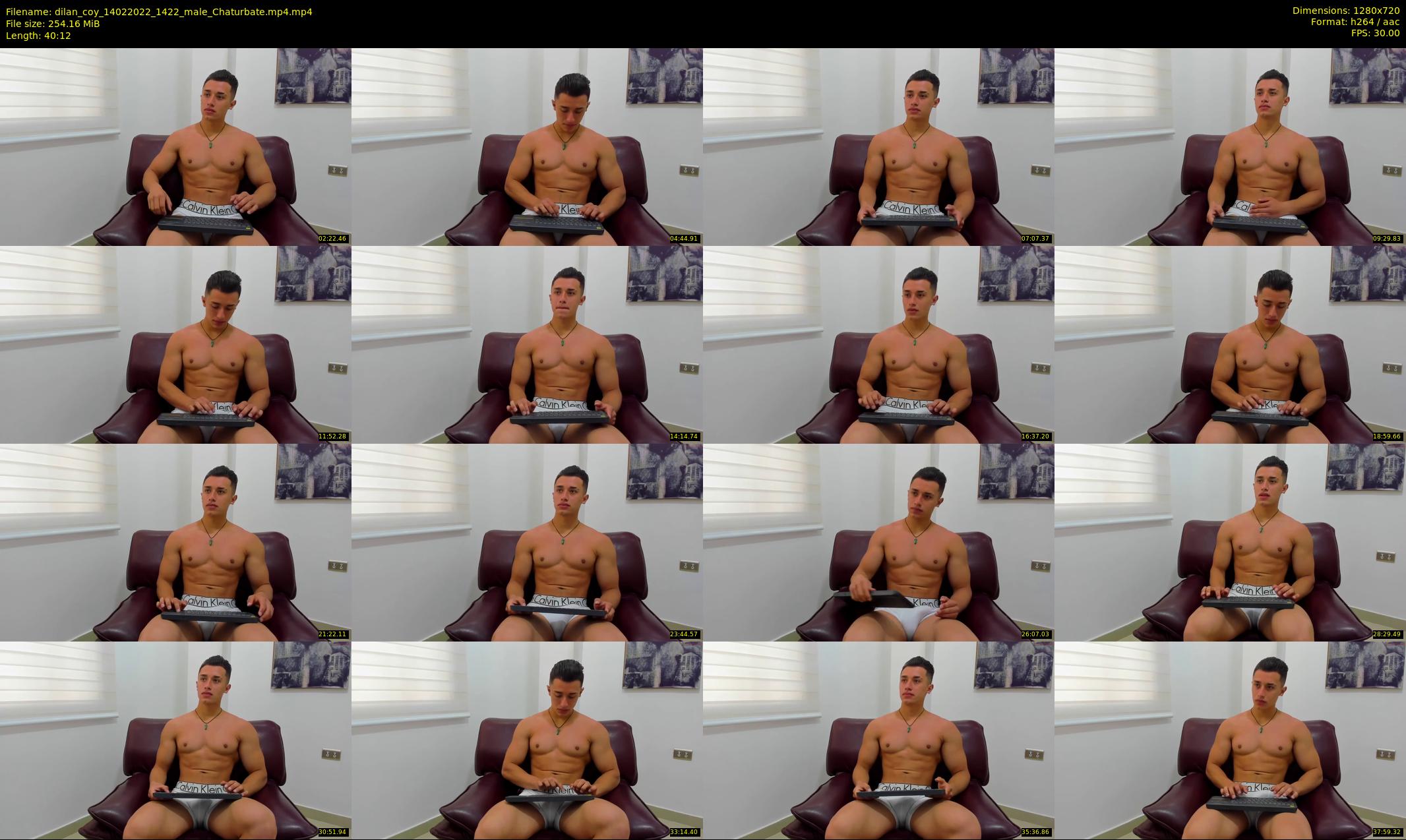 dilan_coy — 41 minute Chaturbate male cam show recording, 720p, Feb 14, 2022