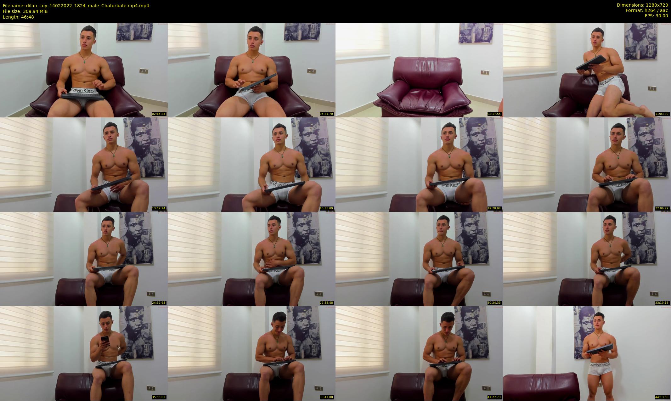 dilan_coy — 47 minute Chaturbate male cam show recording, 720p, Feb 14, 2022