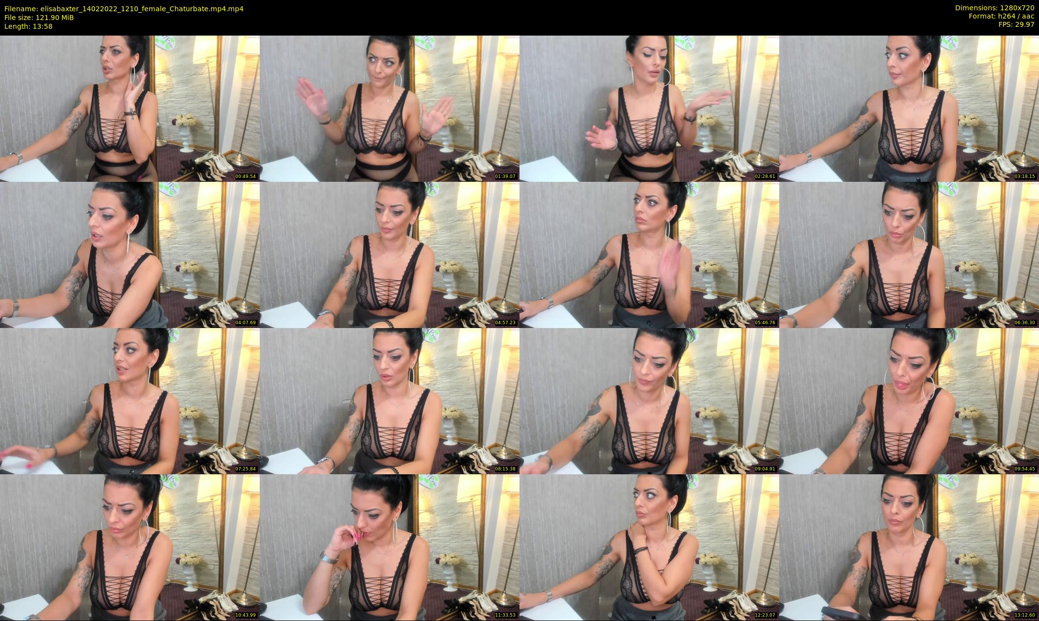 elisabaxter — 14 minute Chaturbate female cam show recording, 720p, Feb 14, 2022