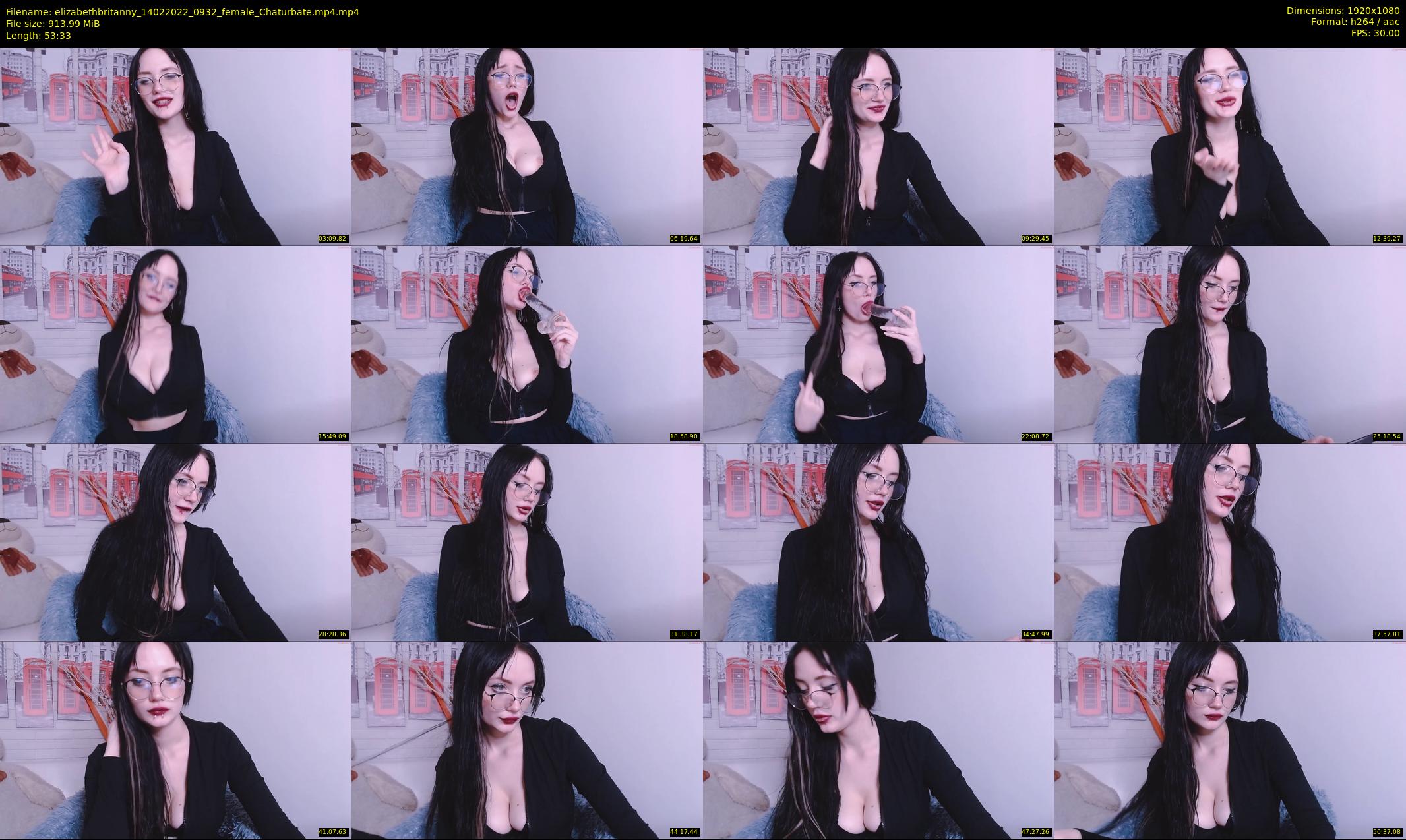 elizabethbritanny — 54 minute Chaturbate female cam show recording, 1080p, Feb 14, 2022