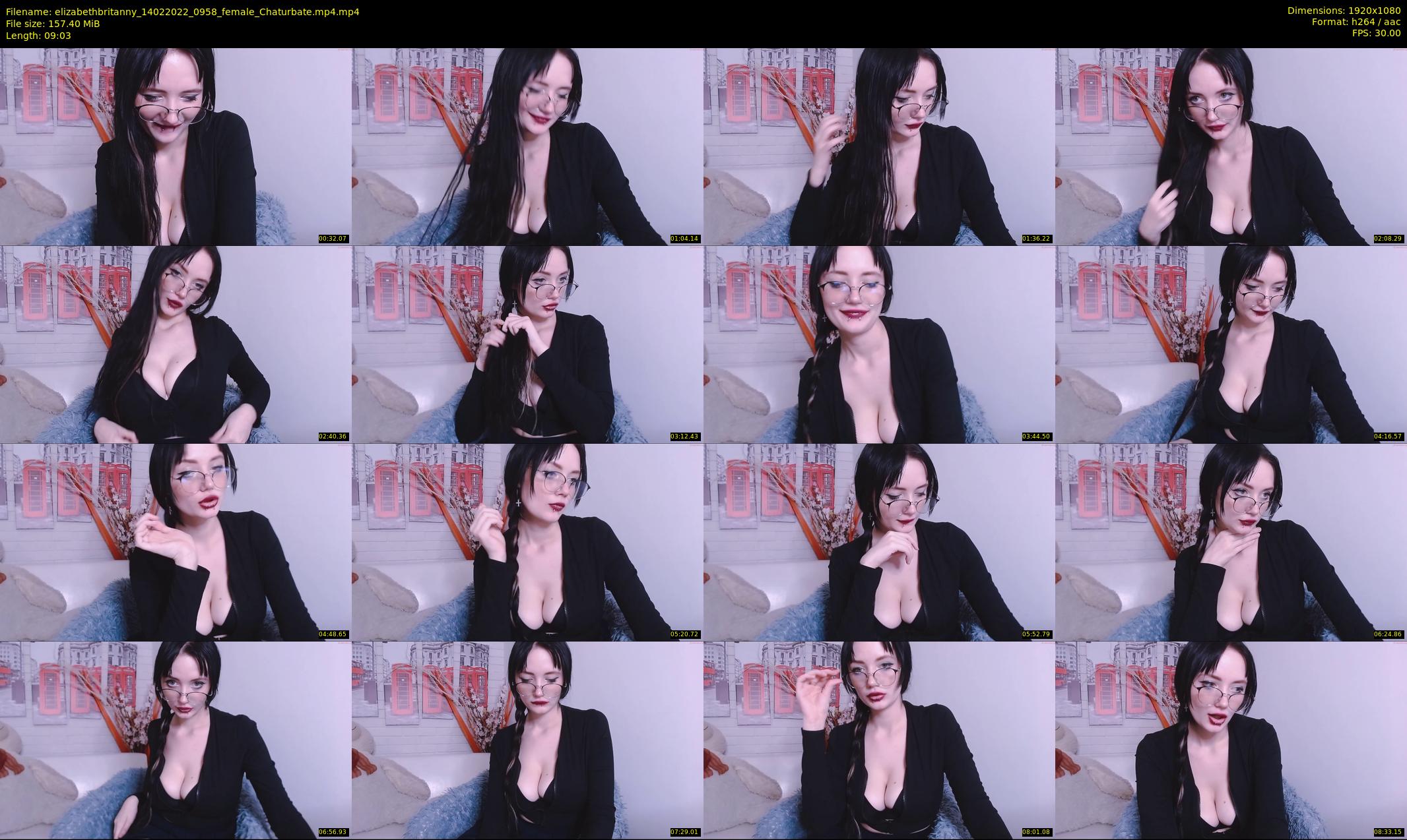 elizabethbritanny — 10 minute Chaturbate female cam show recording, 1080p, Feb 14, 2022
