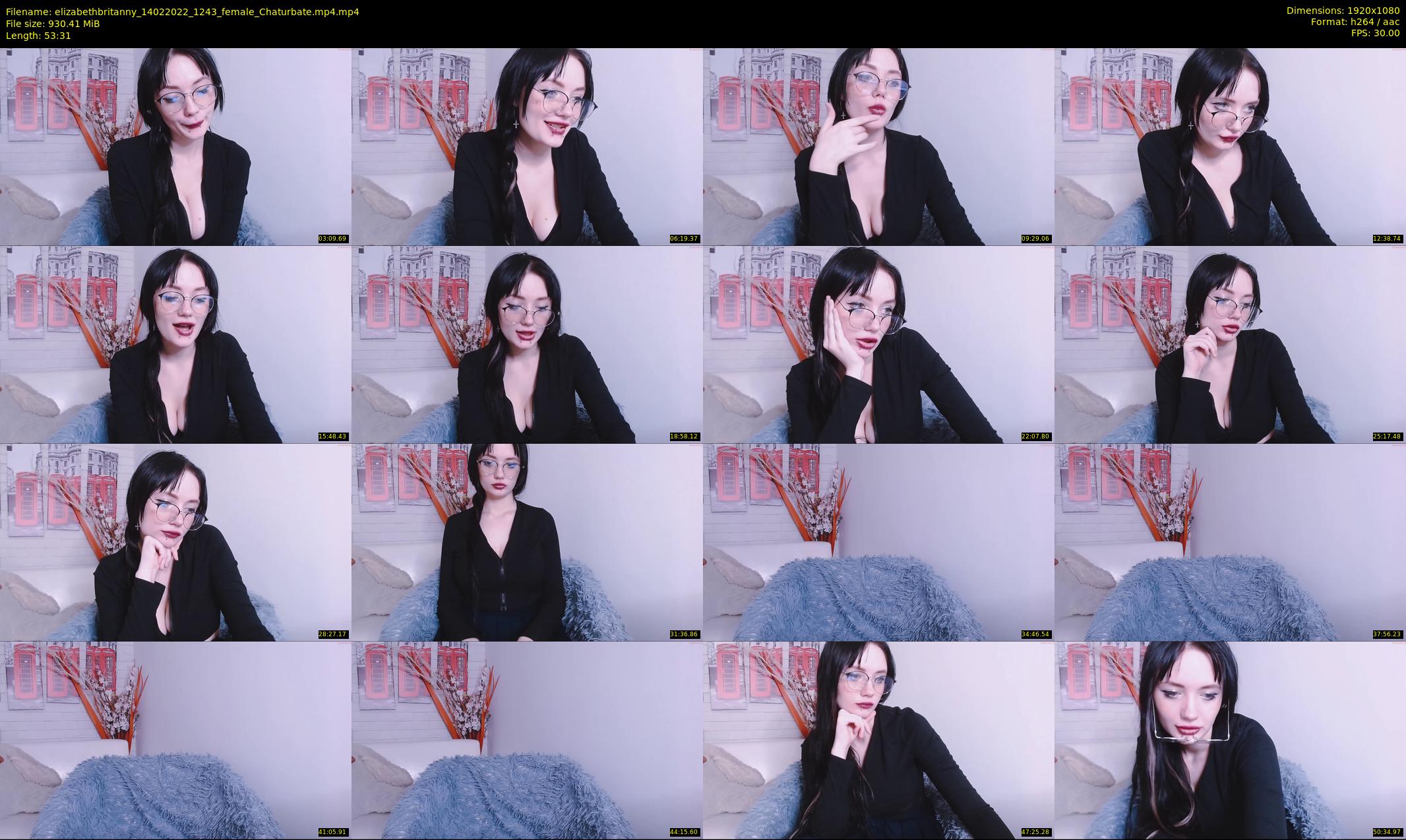 elizabethbritanny — 54 minute Chaturbate female cam show recording, 1080p, Feb 14, 2022