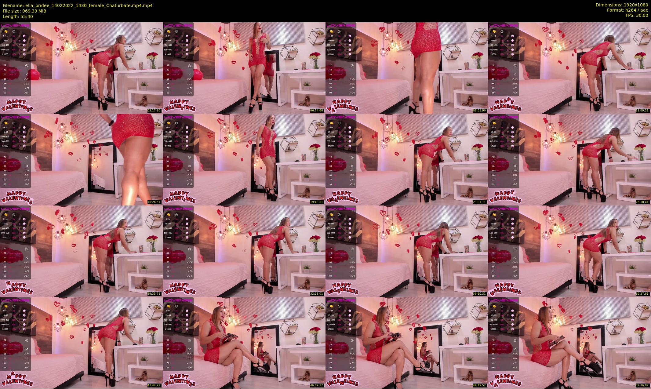 ella_pridee — 56 minute Chaturbate female cam show recording, 1080p, Feb 14, 2022