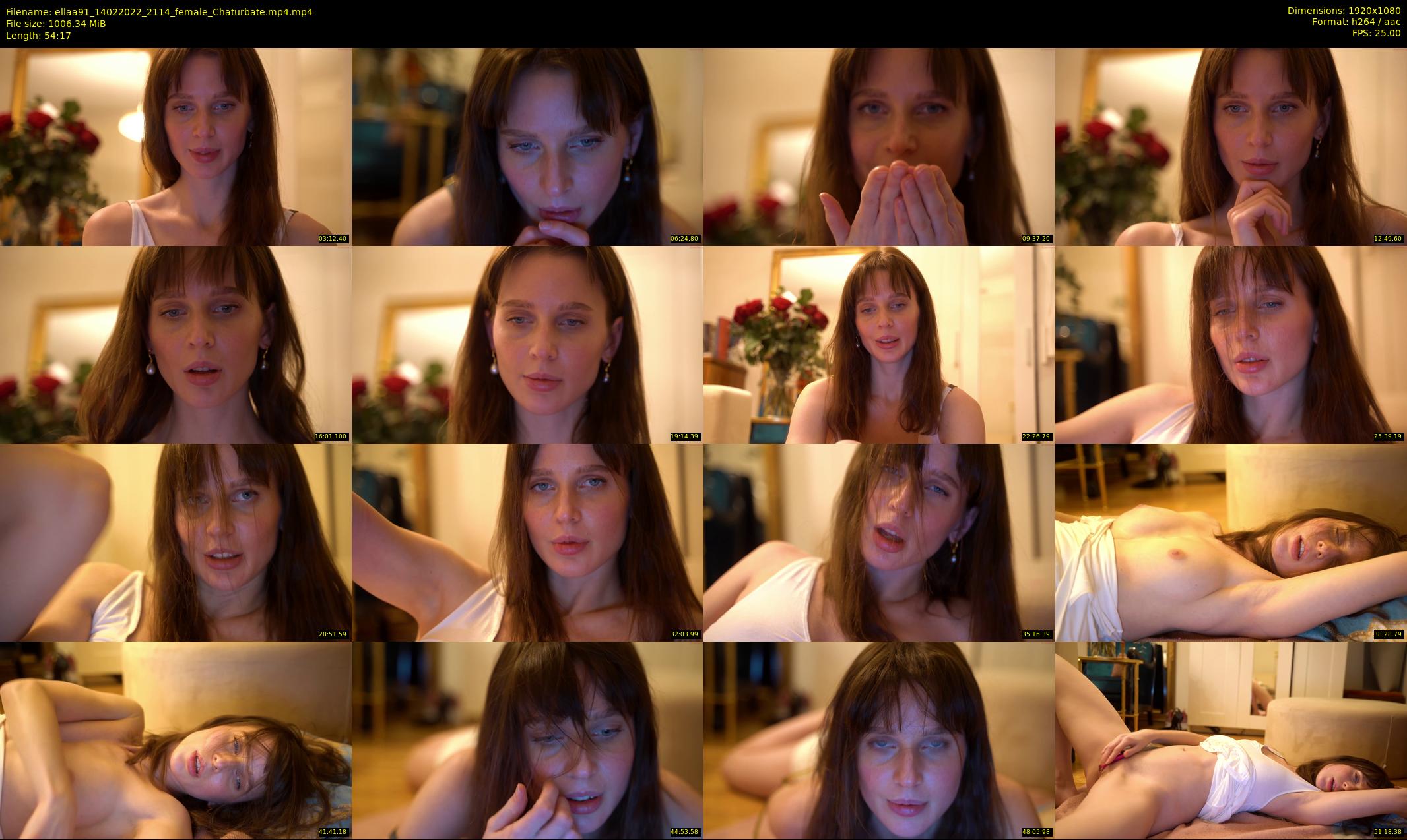 ellaa91 — 55 minute Chaturbate female cam show recording, 1080p, Feb 14, 2022