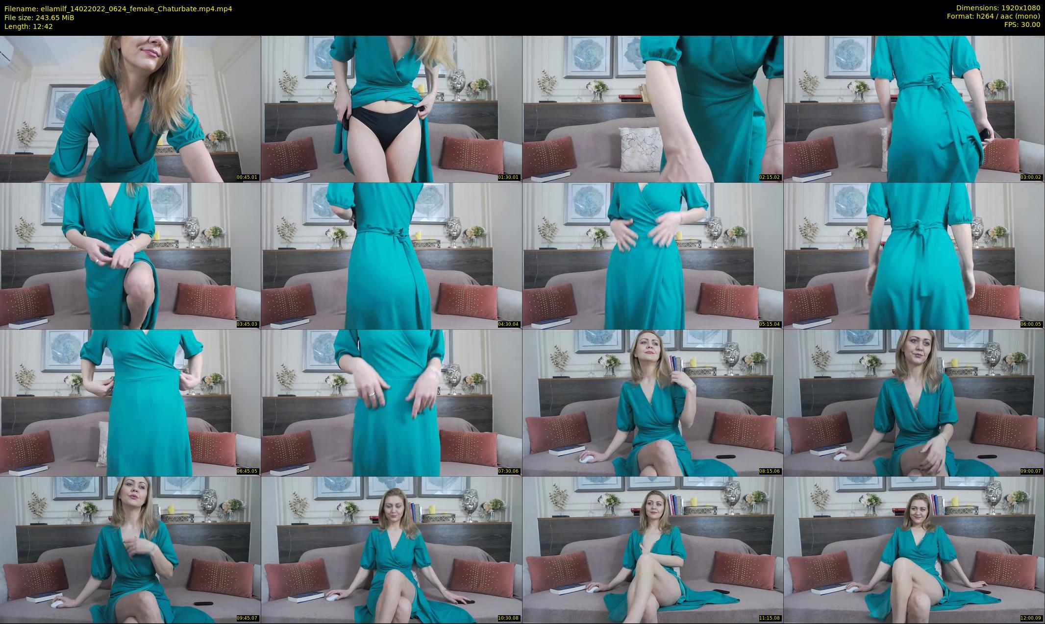 ellamilf — 13 minute Chaturbate female cam show recording, 1080p, Feb 14, 2022
