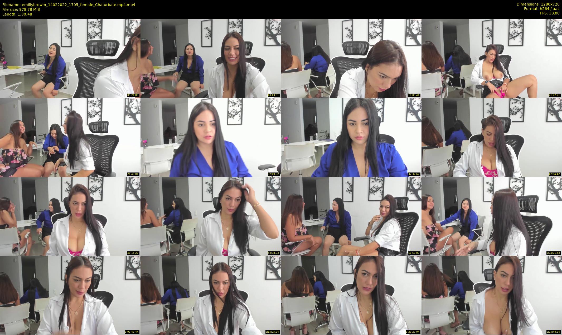 emillybrowm — 91 minute Chaturbate couple cam show recording, 720p, Feb 14, 2022