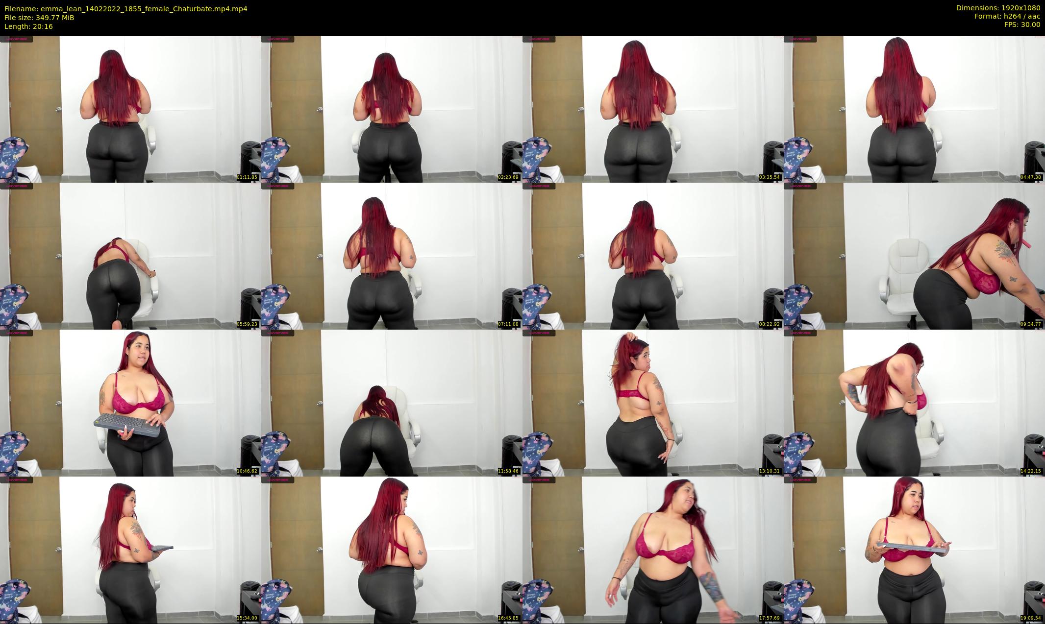 emma_lean — 21 minute Chaturbate female cam show recording, 1080p, Feb 14, 2022