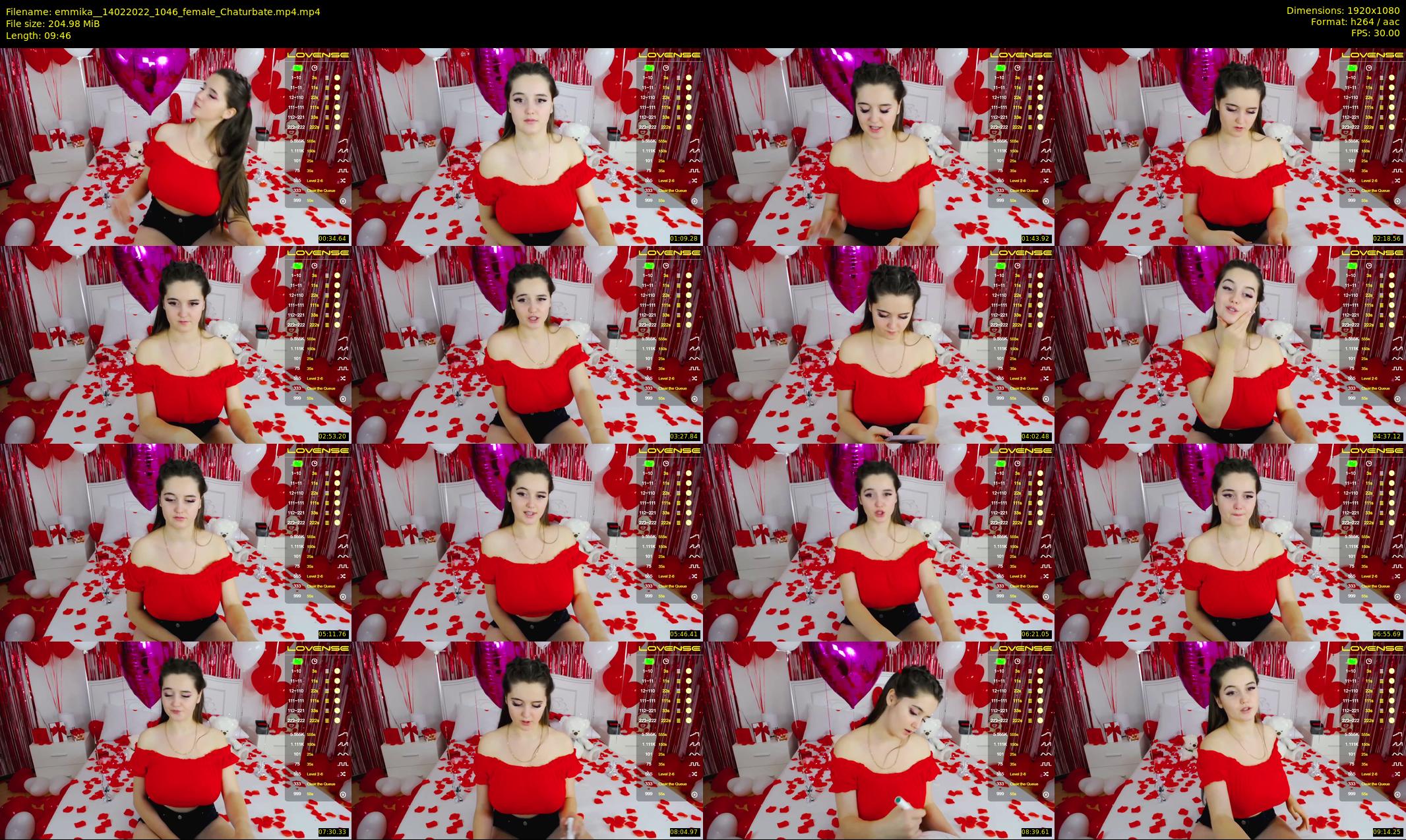 emmika_ — 10 minute Chaturbate female cam show recording, 1080p, Feb 14, 2022