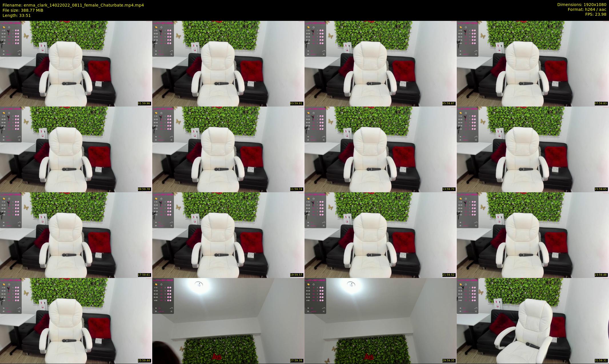 enma_clark — 34 minute Chaturbate female cam show recording, 1080p, Feb 14, 2022