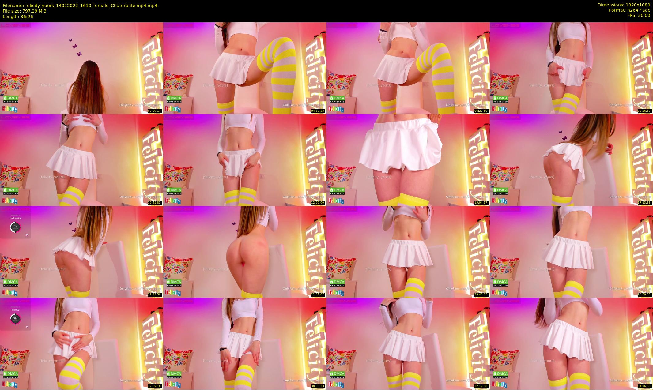 felicity_yours — 37 minute Chaturbate female cam show recording, 1080p, Feb 14, 2022