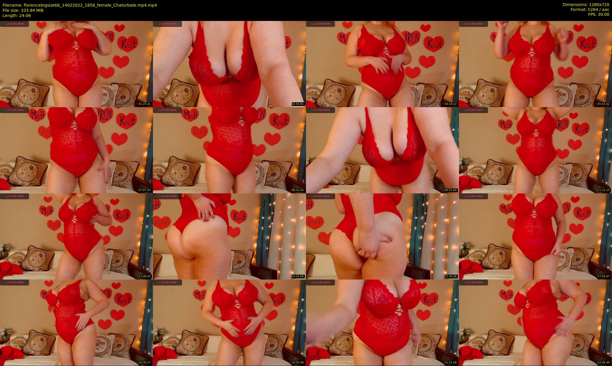 florencebigsizebb — 25 minute Chaturbate female cam show recording, 720p, Feb 14, 2022