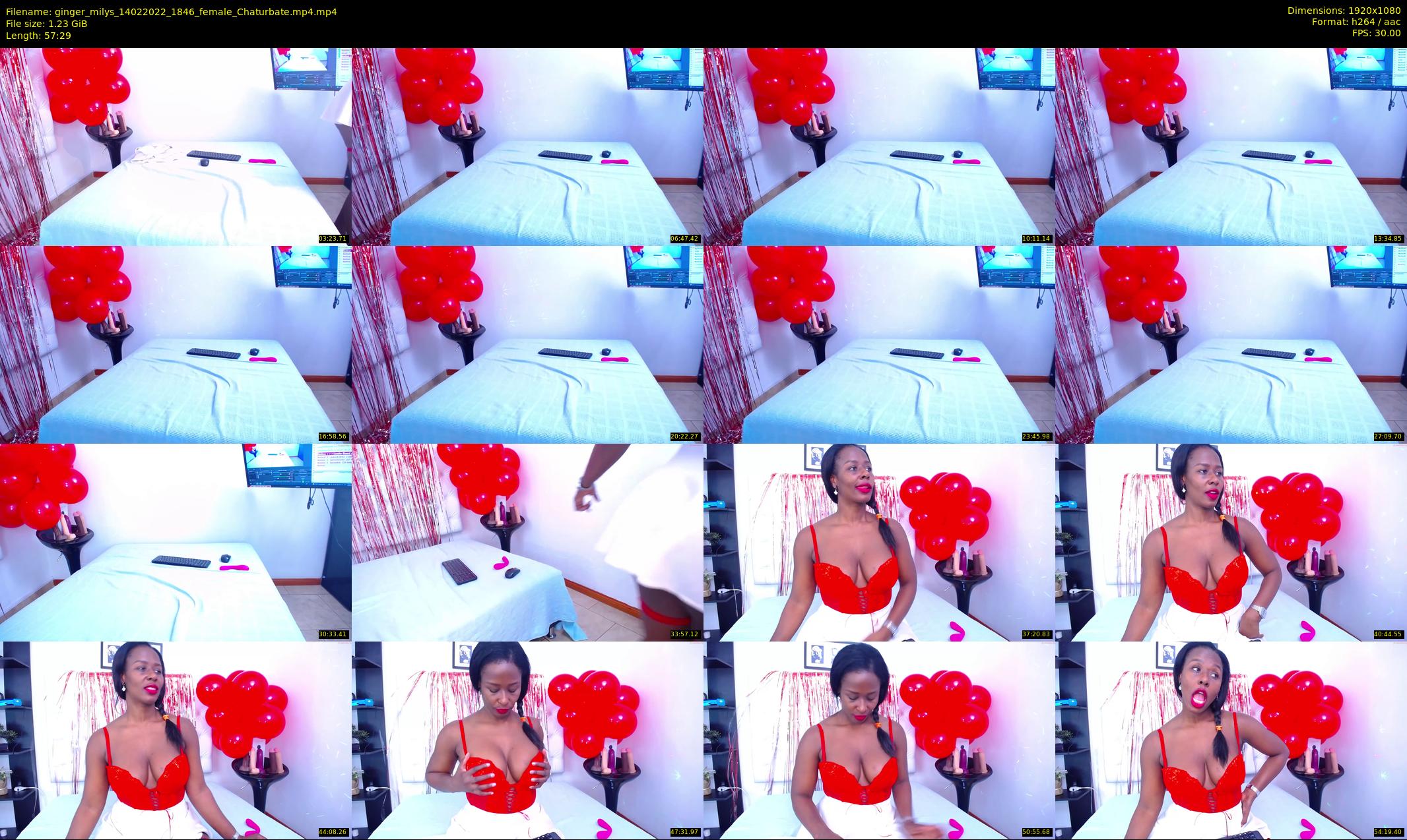 ginger_milys — 58 minute Chaturbate female cam show recording, 1080p, Feb 14, 2022