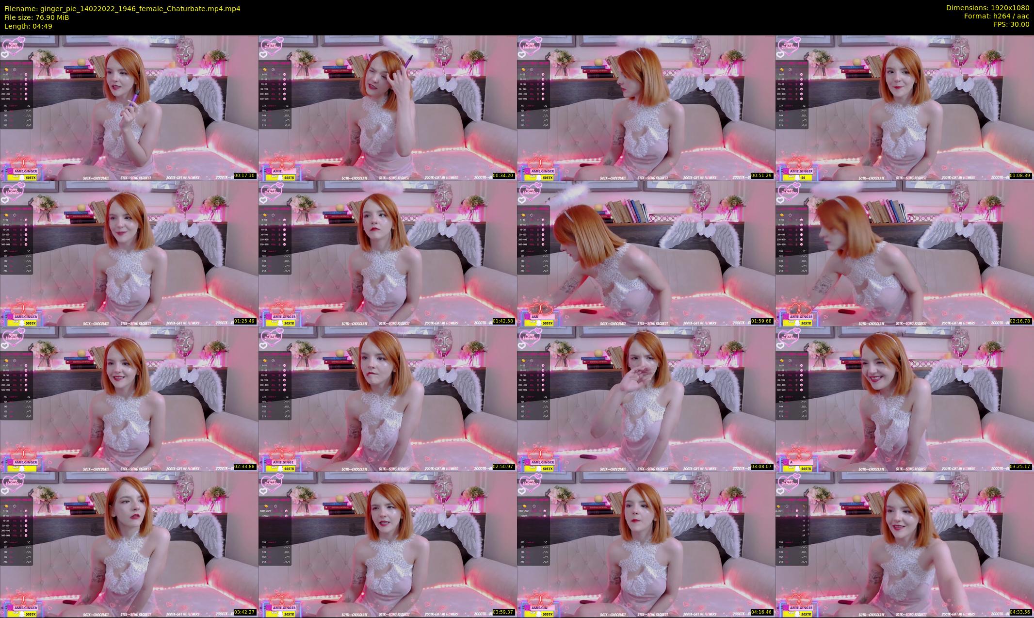ginger_pie — 5 minute Chaturbate female cam show recording, 1080p, Feb 14, 2022