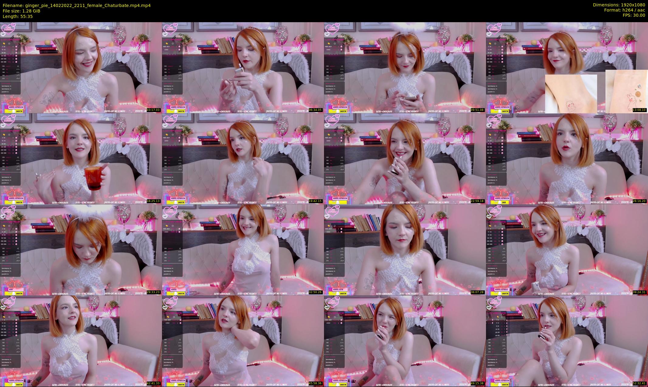 ginger_pie — 56 minute Chaturbate female cam show recording, 1080p, Feb 14, 2022