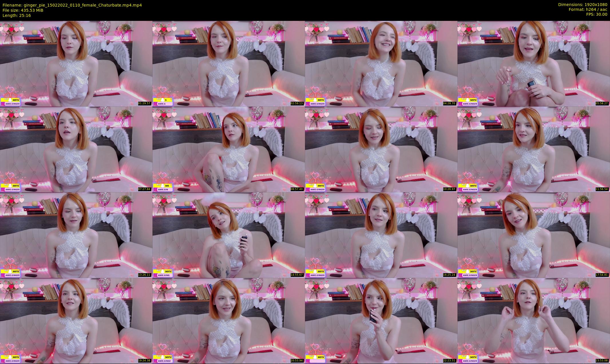 ginger_pie — 26 minute Chaturbate female cam show recording, 1080p, Feb 15, 2022