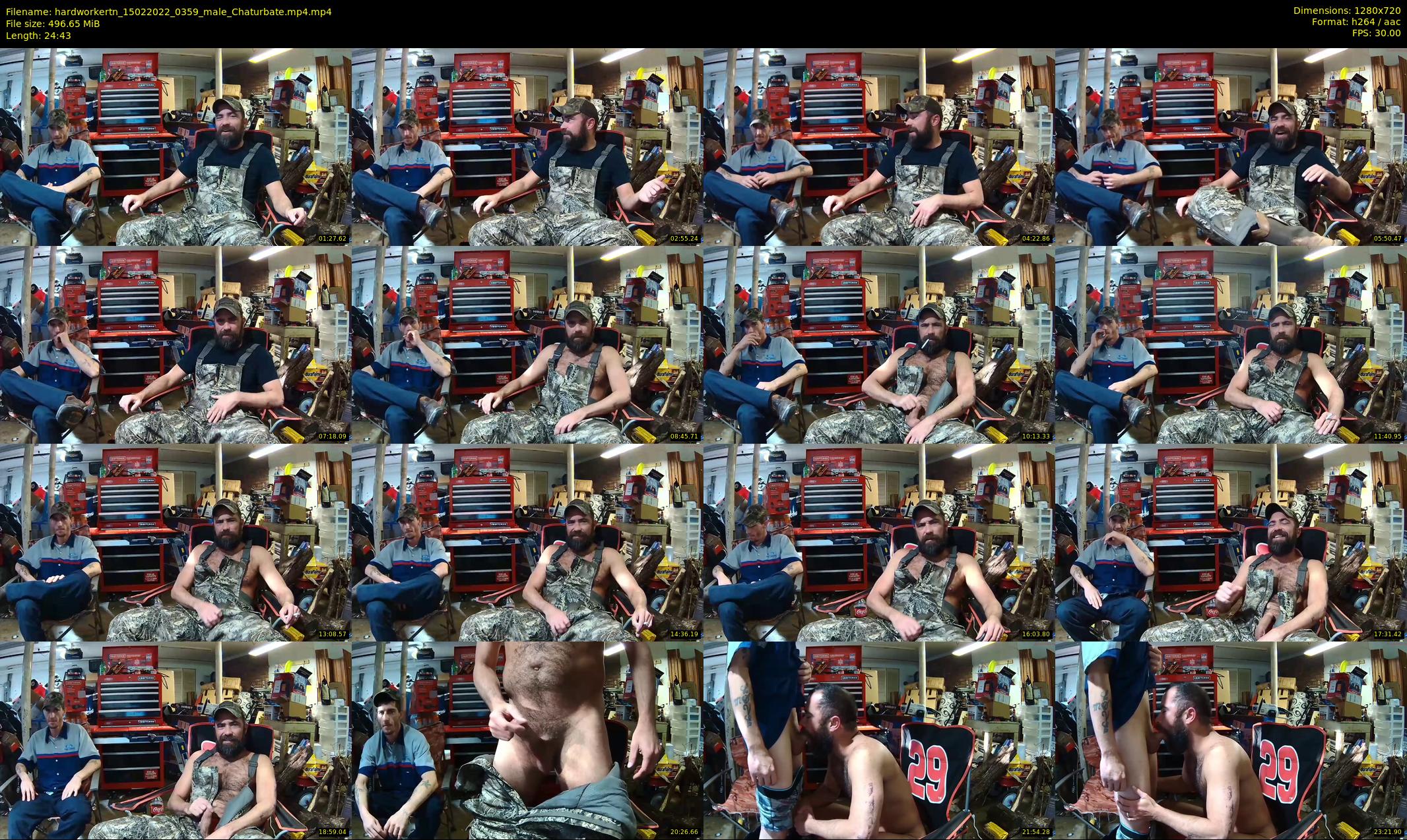 hardworkertn — 25 minute Chaturbate male cam show recording, 720p, Feb 15, 2022