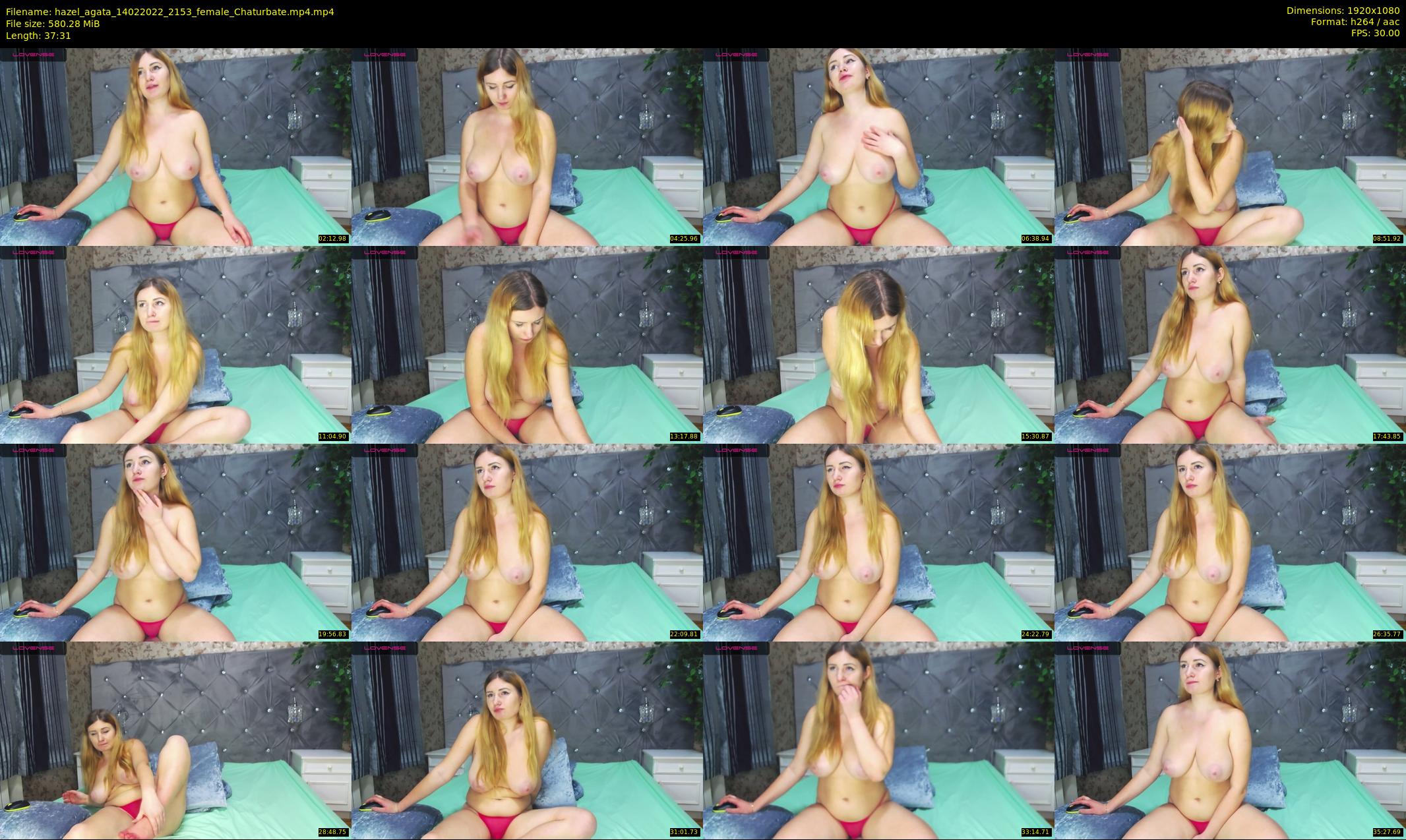 hazel_agata — 38 minute Chaturbate female cam show recording, 1080p, Feb 14, 2022