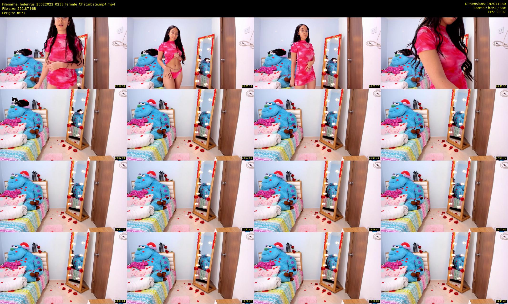 helenrus — 37 minute Chaturbate female cam show recording, 1080p, Feb 15, 2022