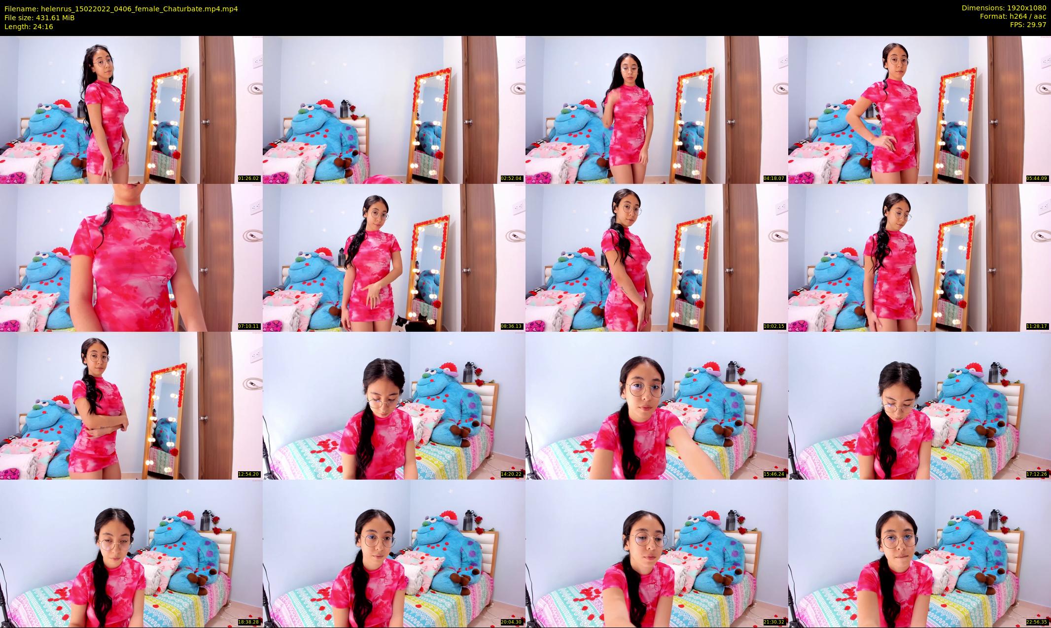 helenrus — 25 minute Chaturbate female cam show recording, 1080p, Feb 15, 2022