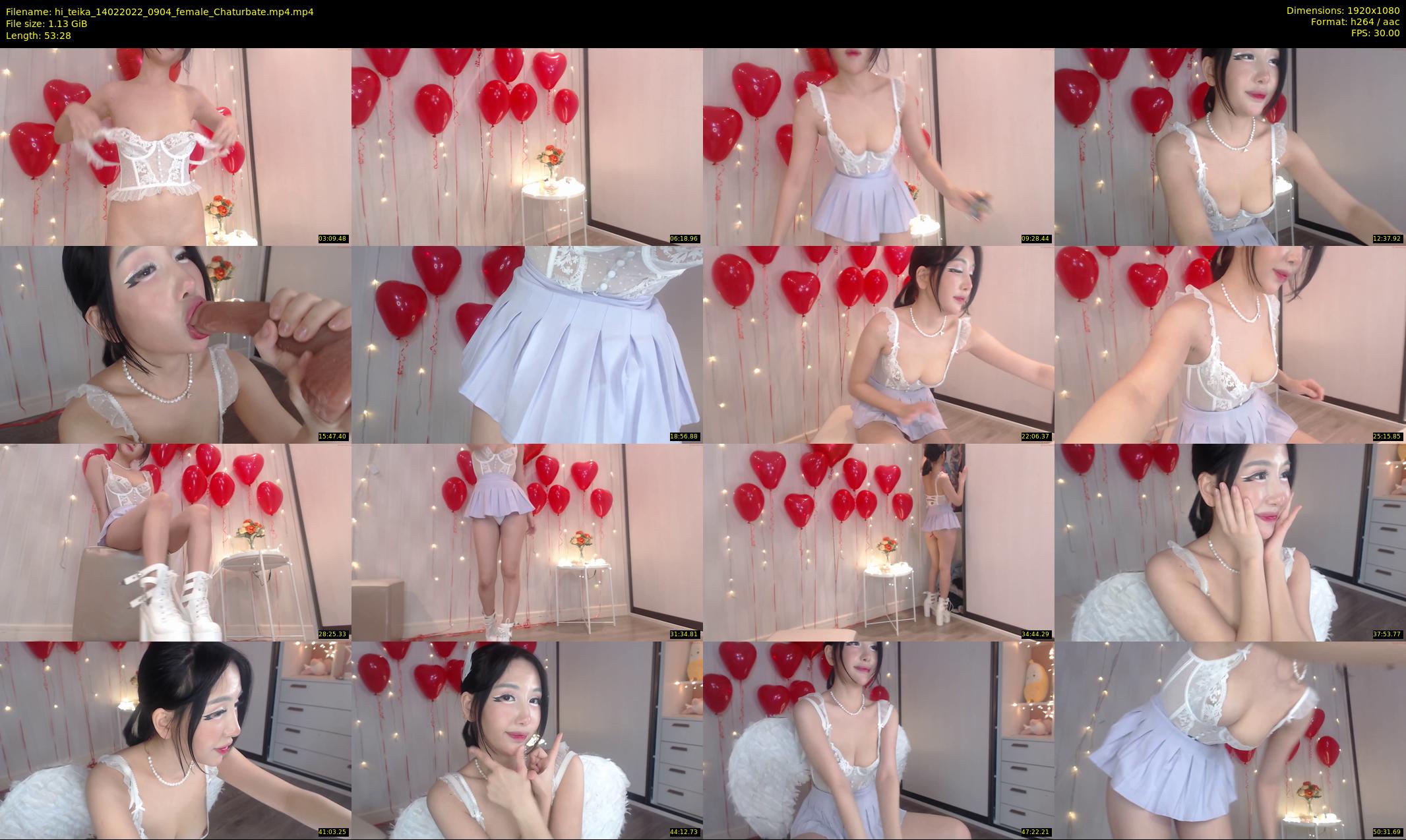 hi_teika — 54 minute Chaturbate female cam show recording, 1080p, Feb 14, 2022