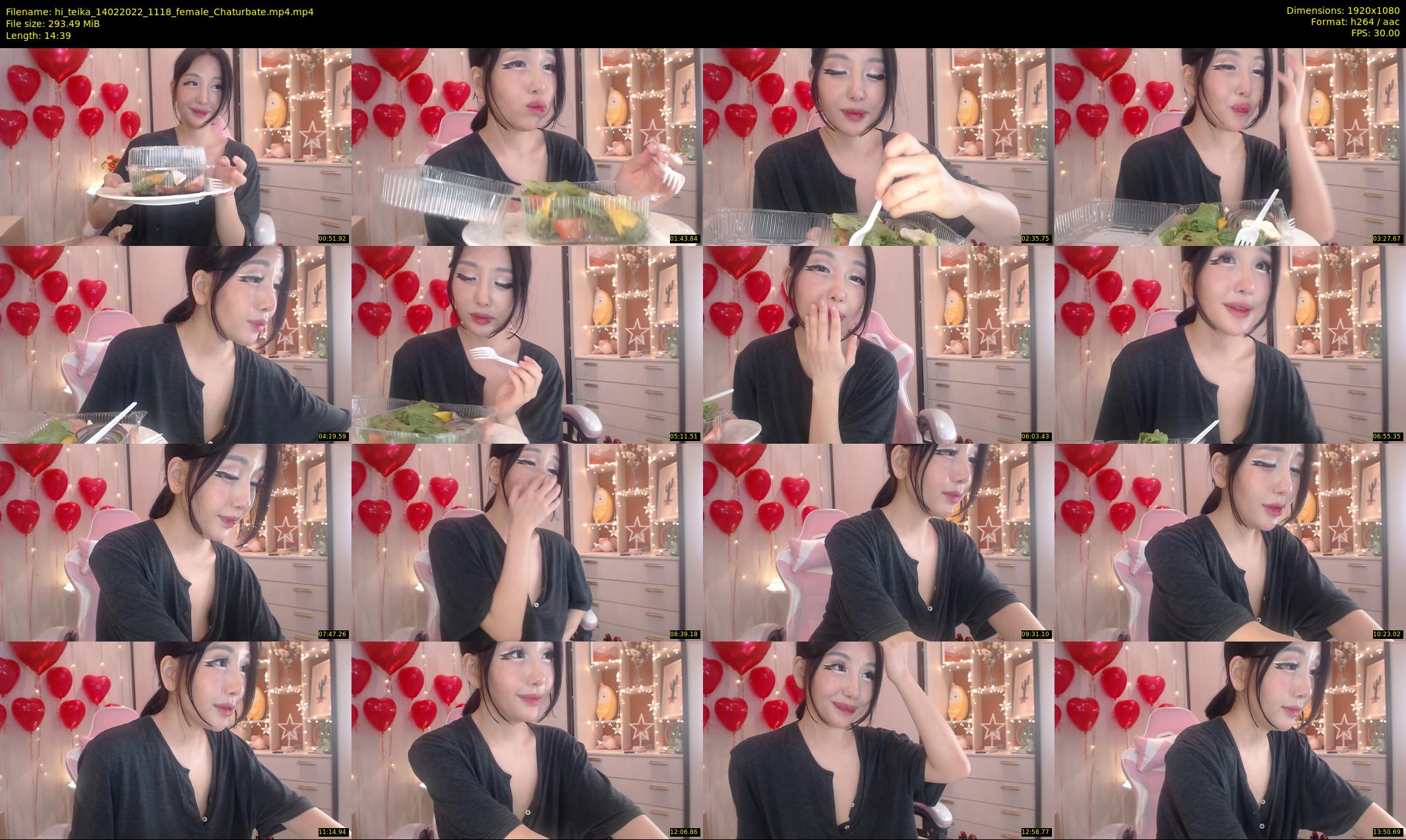 hi_teika — 15 minute Chaturbate female cam show recording, 1080p, Feb 14, 2022