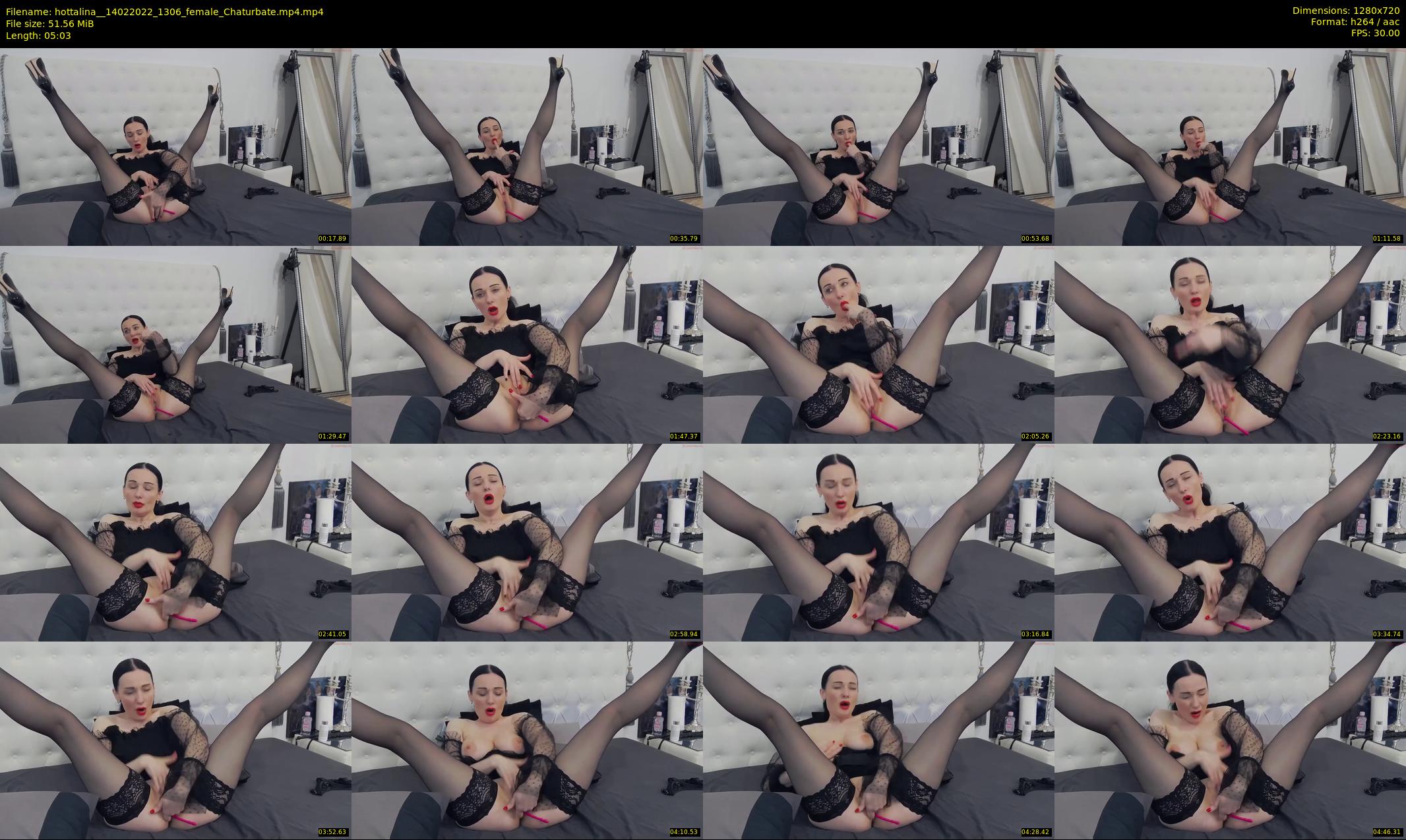 hottalina_ — 6 minute Chaturbate female cam show recording, 720p, Feb 14, 2022