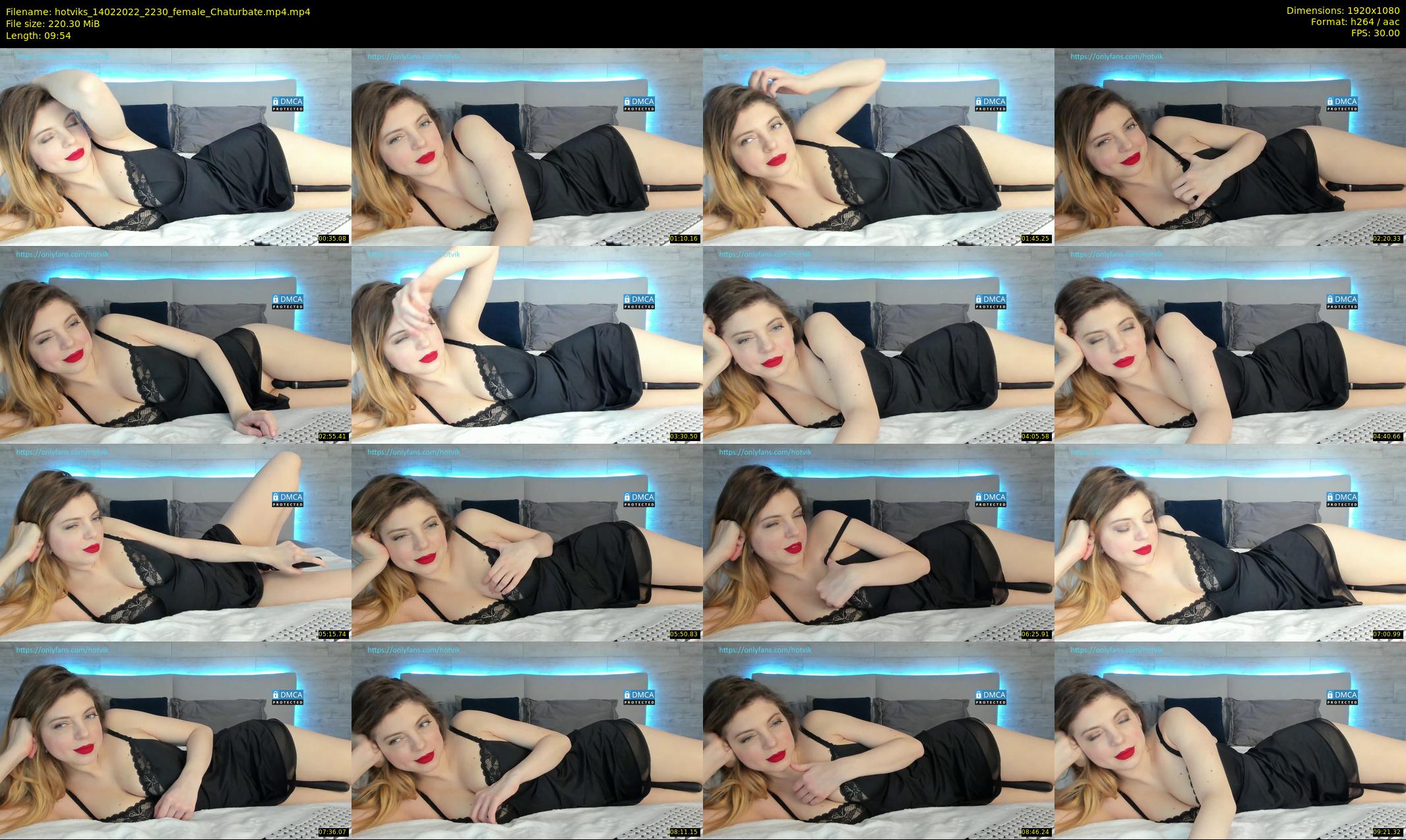 hotviks — 10 minute Chaturbate female cam show recording, 1080p, Feb 14, 2022