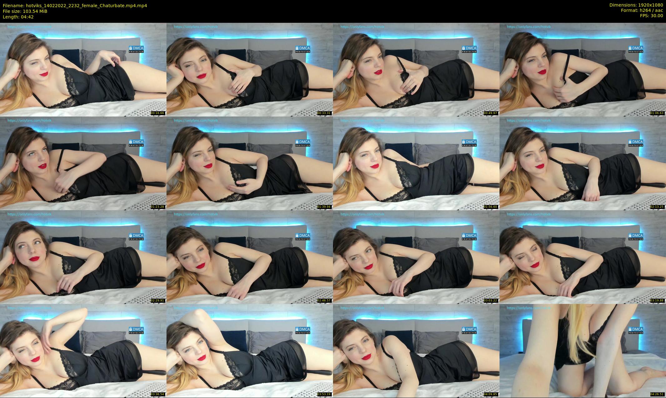 hotviks — 5 minute Chaturbate female cam show recording, 1080p, Feb 14, 2022