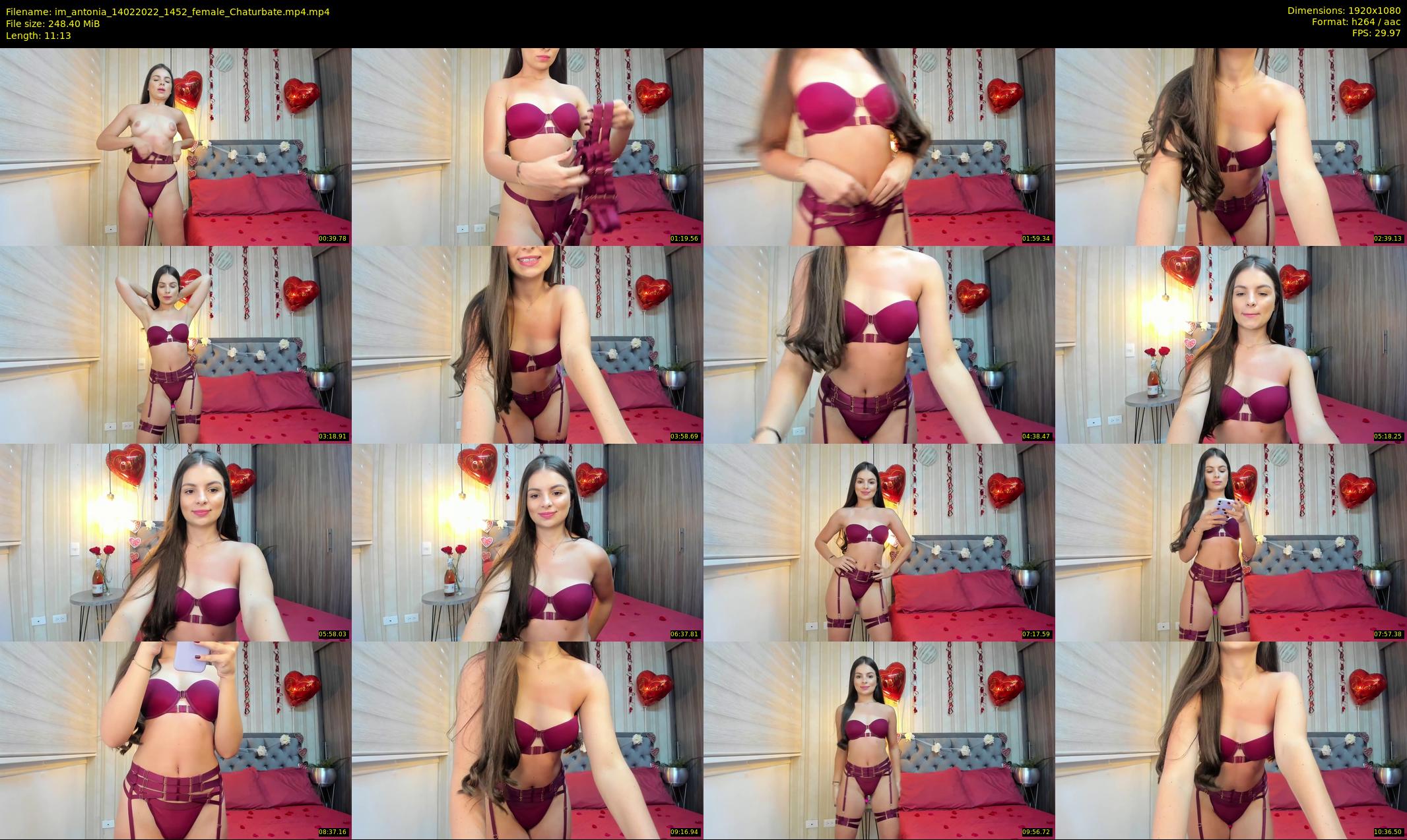 im_antonia — 12 minute Chaturbate female cam show recording, 1080p, Feb 14, 2022