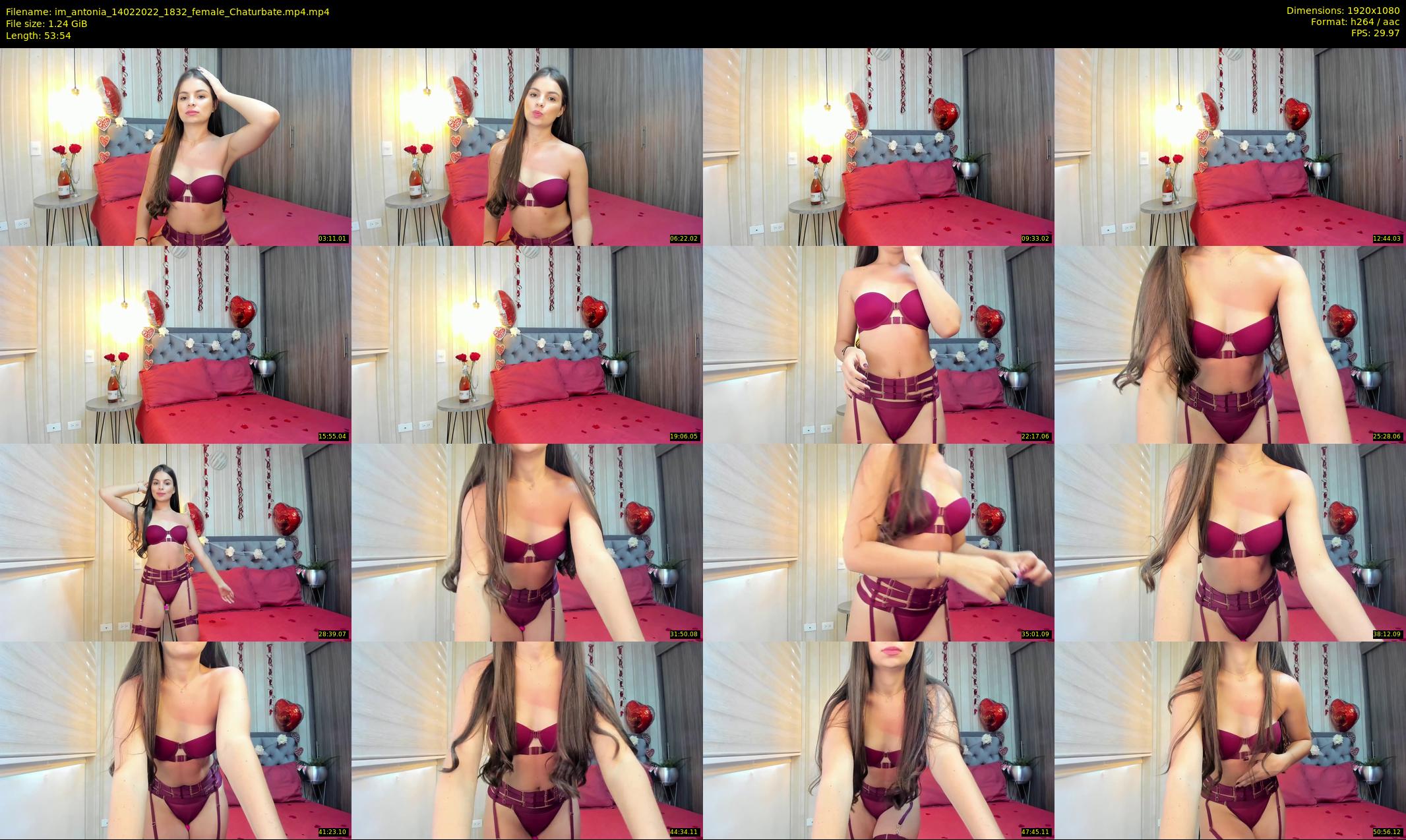 im_antonia — 54 minute Chaturbate female cam show recording, 1080p, Feb 14, 2022