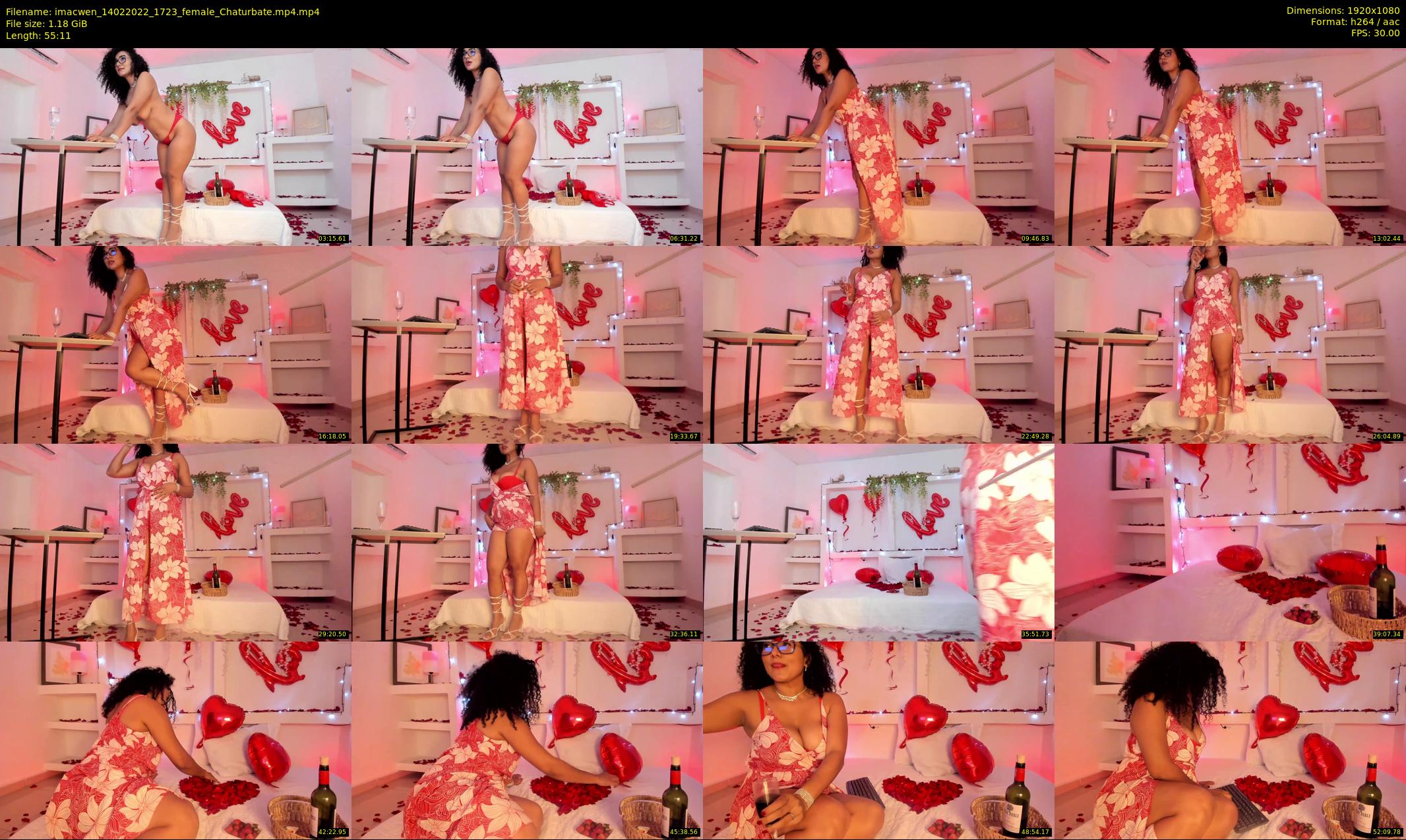 imacwen — 56 minute Chaturbate female cam show recording, 1080p, Feb 14, 2022