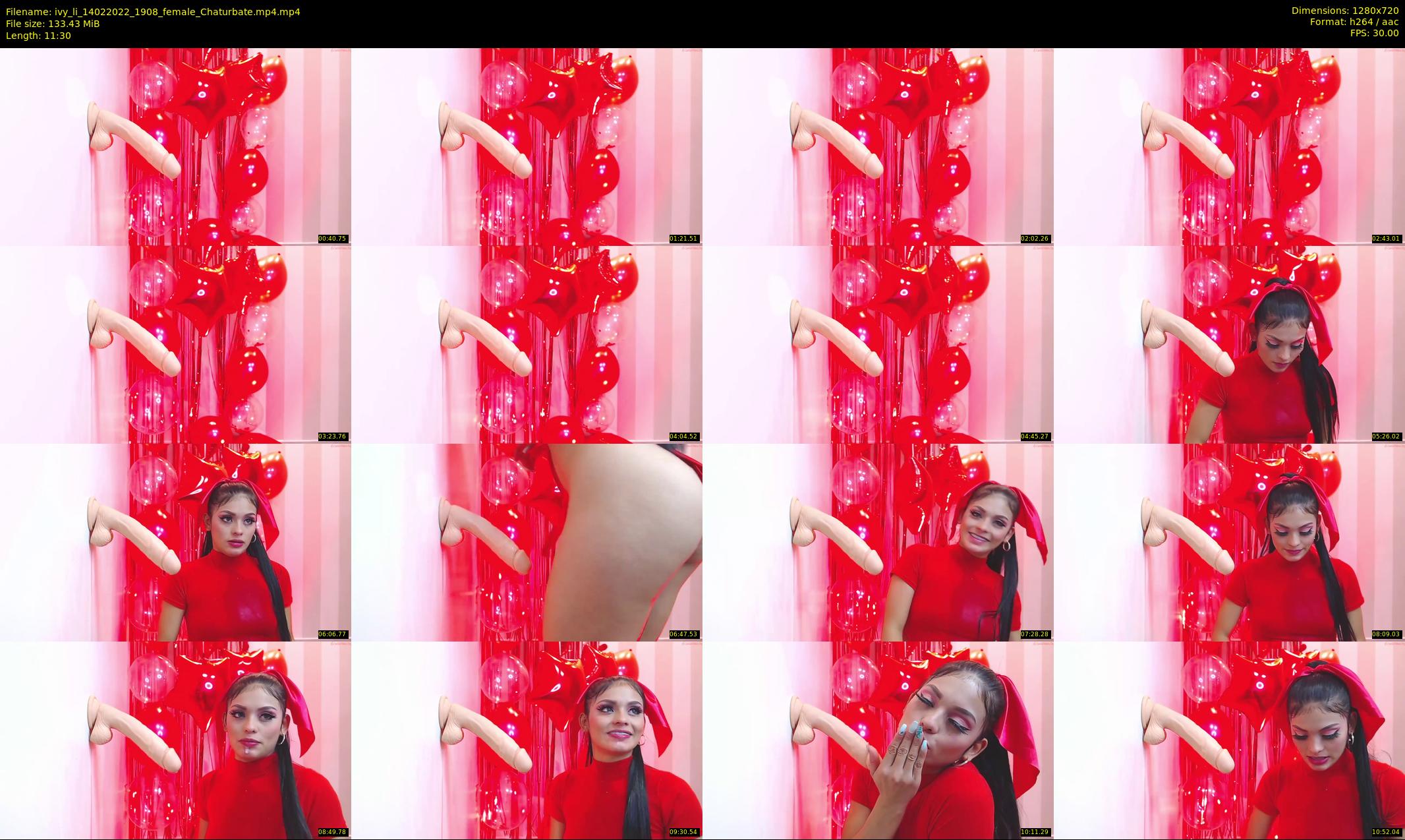 ivy_li — 12 minute Chaturbate female cam show recording, 720p, Feb 14, 2022