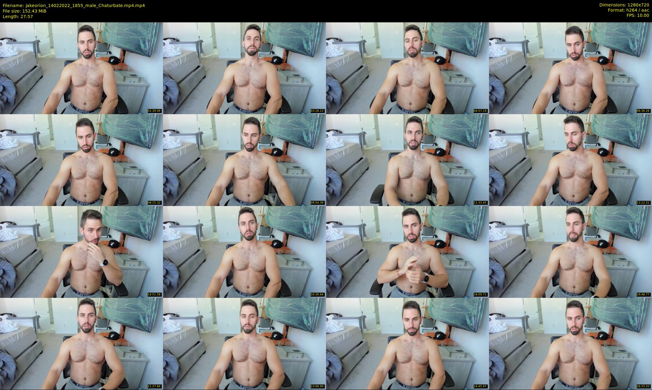 jakeorion — 28 minute Chaturbate male cam show recording, 720p, Feb 14, 2022