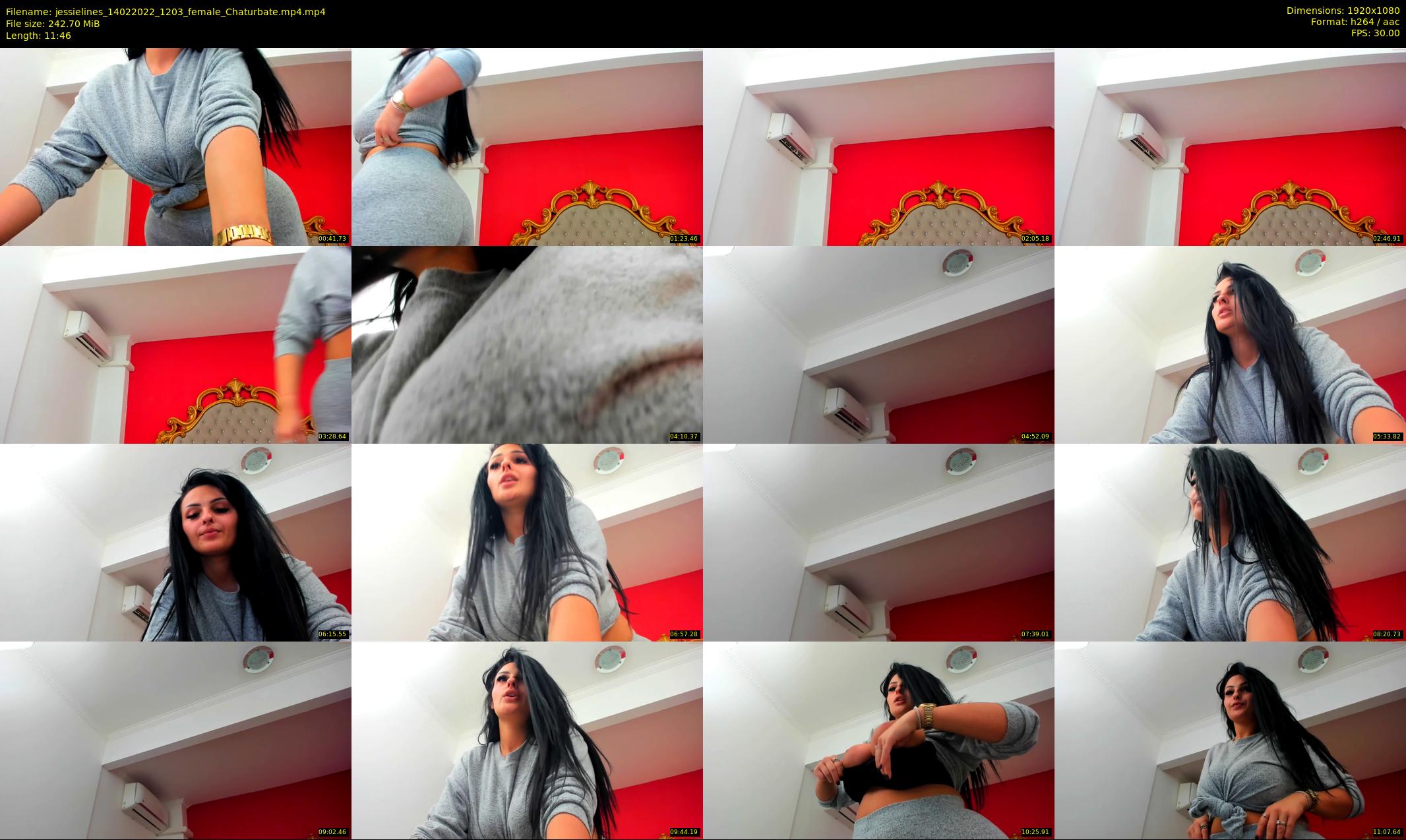 jessielines — 12 minute Chaturbate female cam show recording, 1080p, Feb 14, 2022