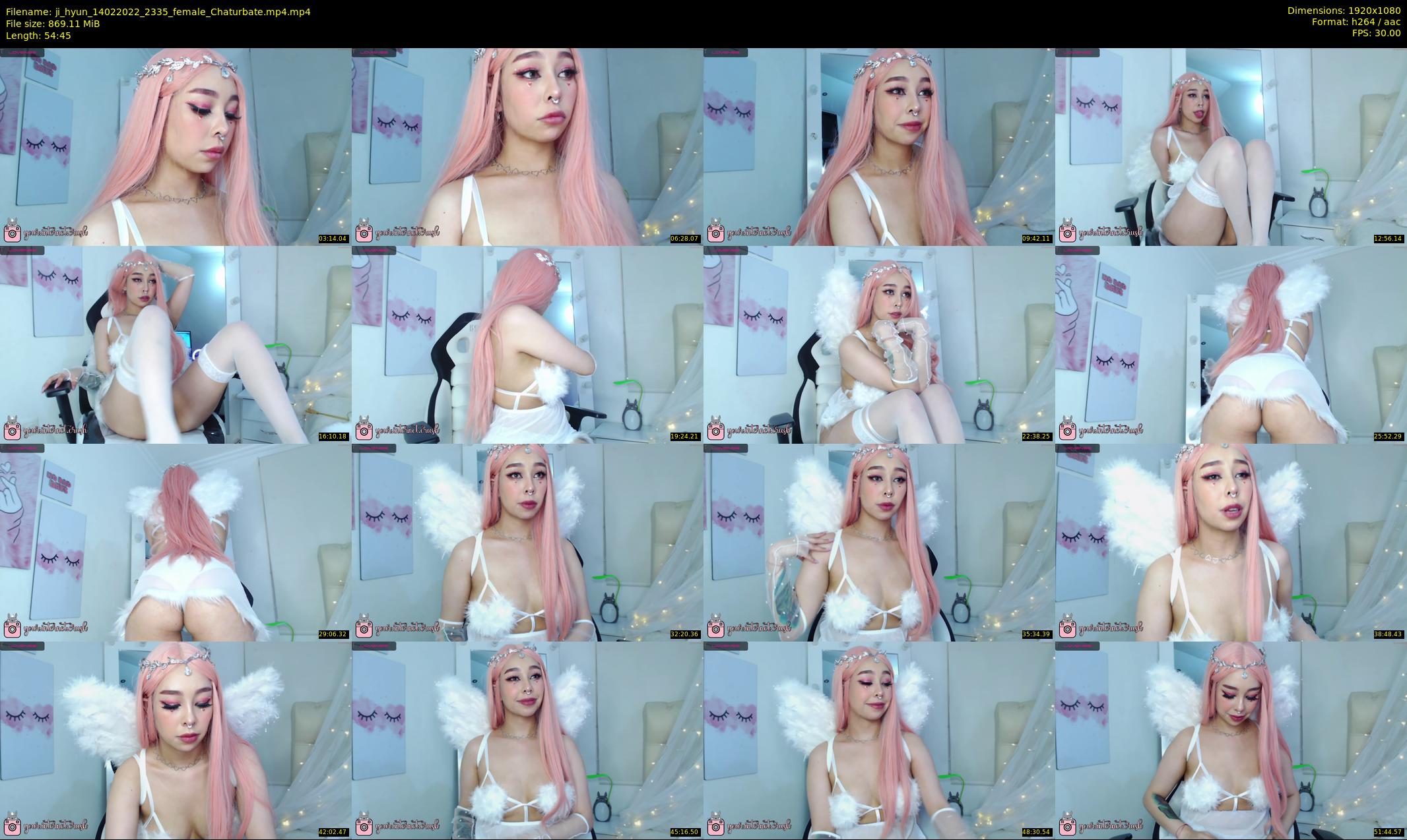 ji_hyun — 55 minute Chaturbate female cam show recording, 1080p, Feb 14, 2022