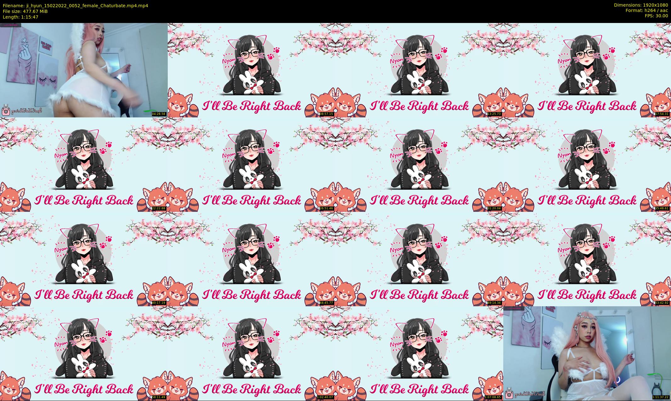 ji_hyun — 76 minute Chaturbate female cam show recording, 1080p, Feb 15, 2022