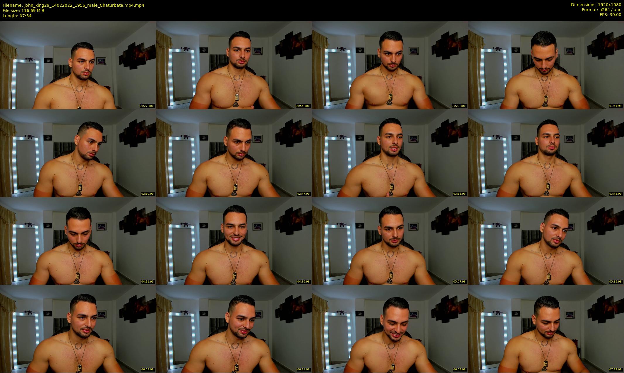 john_king29 — 8 minute Chaturbate male cam show recording, 1080p, Feb 14, 2022