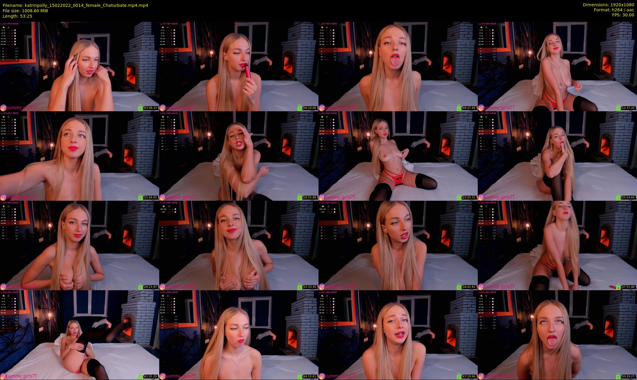 katrinpolly — 54 minute Chaturbate couple cam show recording, 1080p, Feb 15, 2022